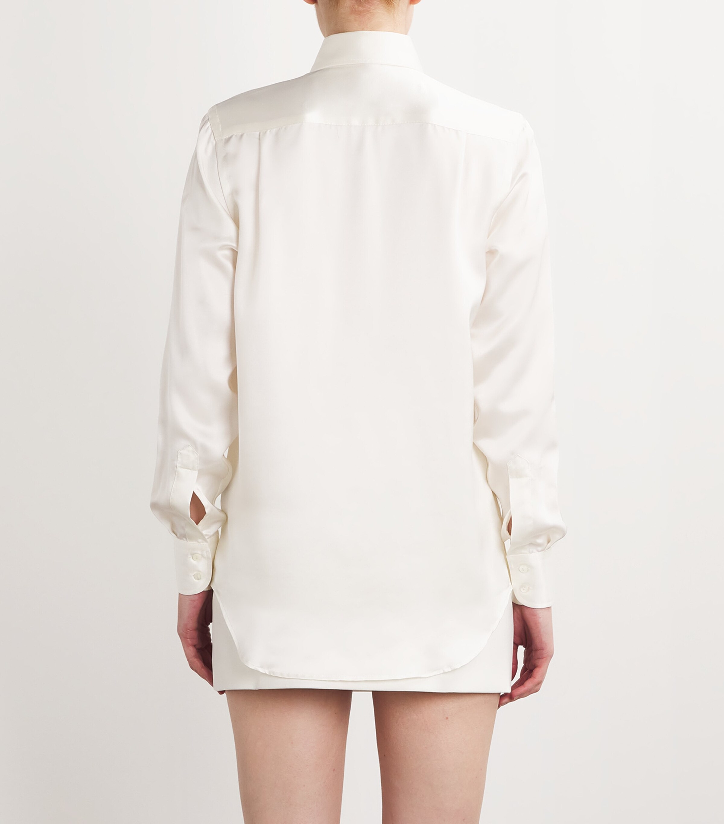 Silk The Boyfriend Shirt PEARL Image 4