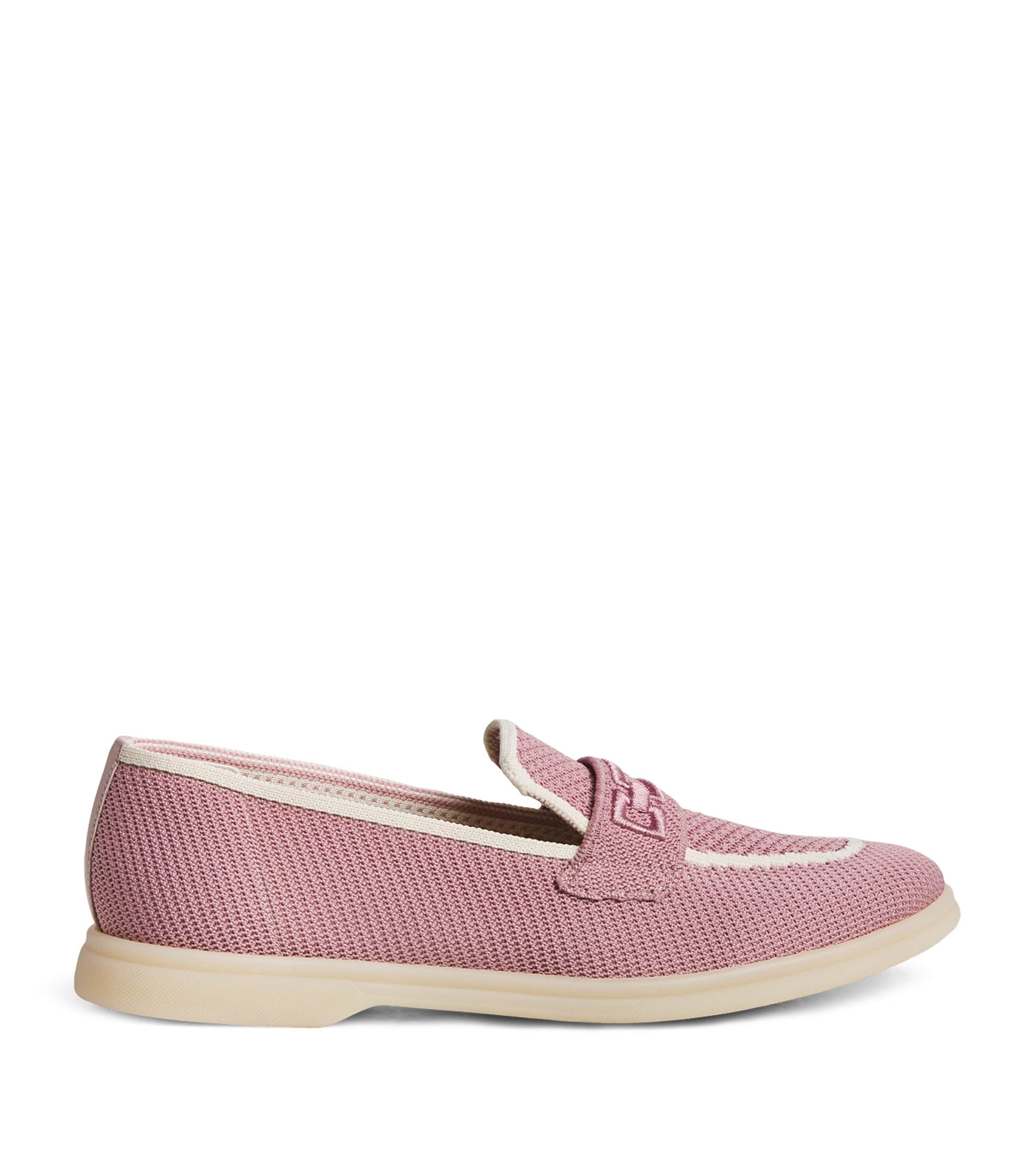 ELEVENTY KNIT MOCCASINS