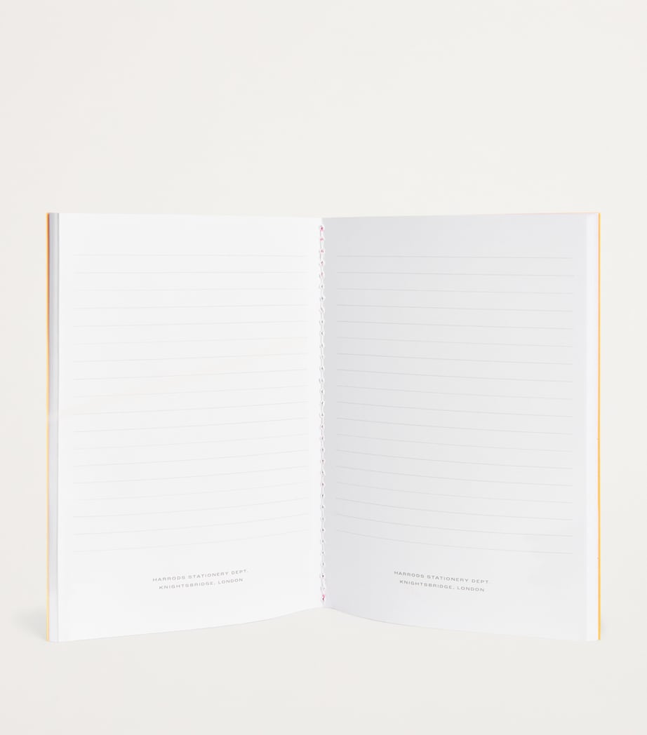 Harrods A6 Logo Notebooks (Set of 3) Red Image 2