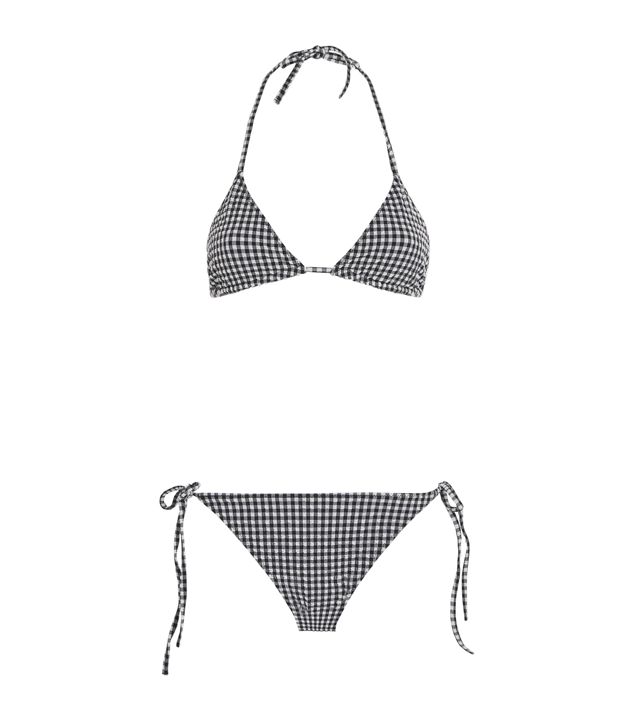 Hunza G Sabrina Gingham Seersucker Bikini