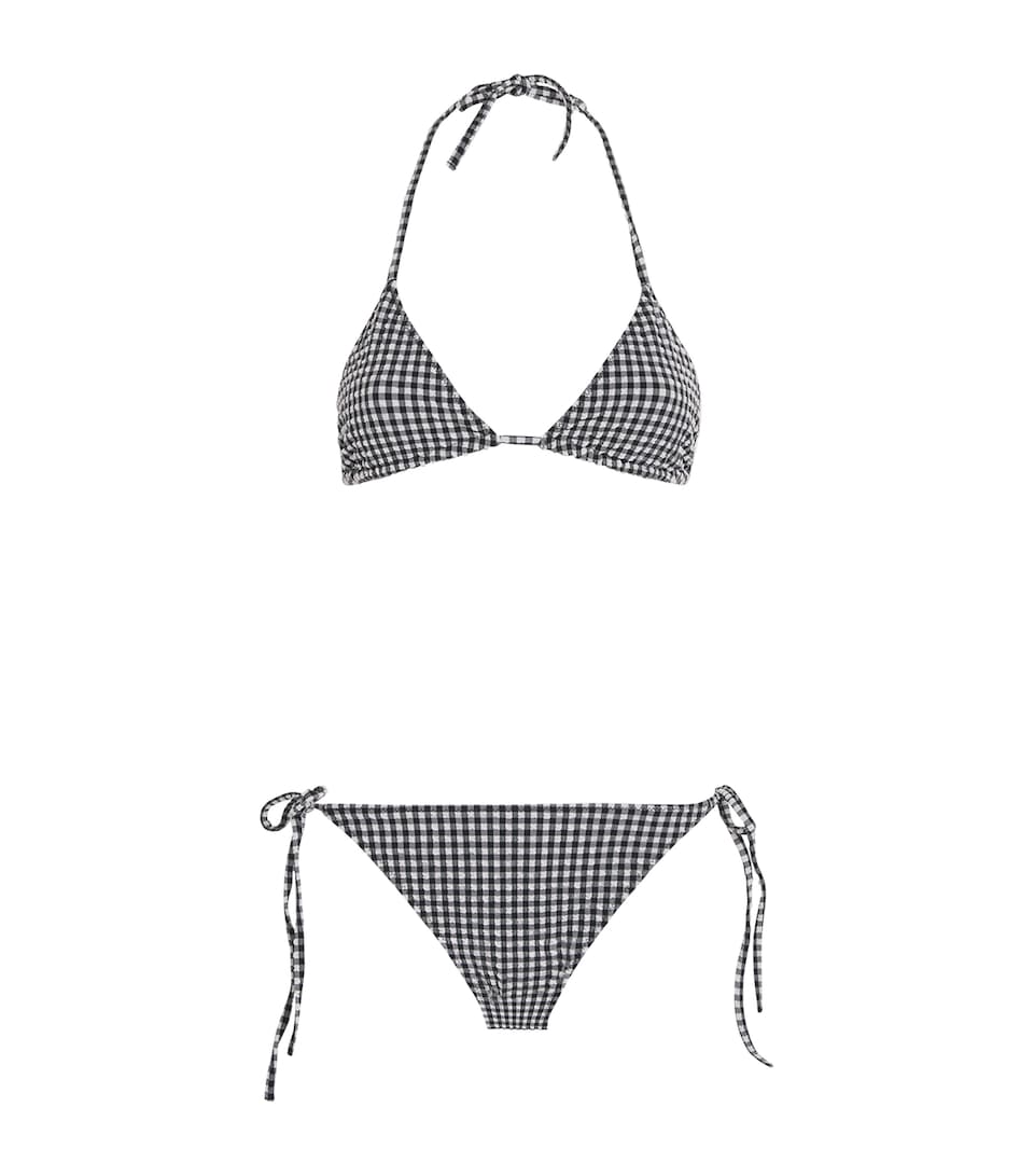 Gingham Sabrina Triangle Bikini