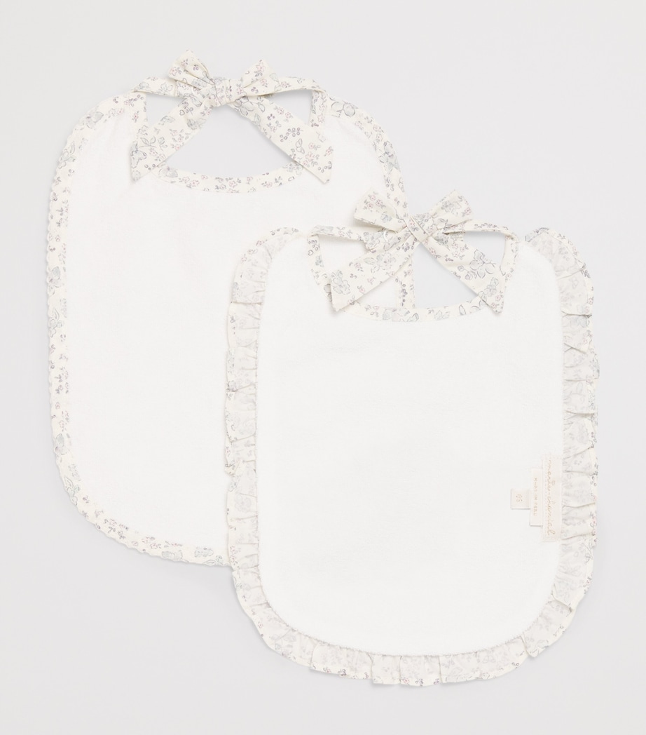 Athena Print Bianca Bib (Set of 2) SANDSTONE/LILAC Image 2