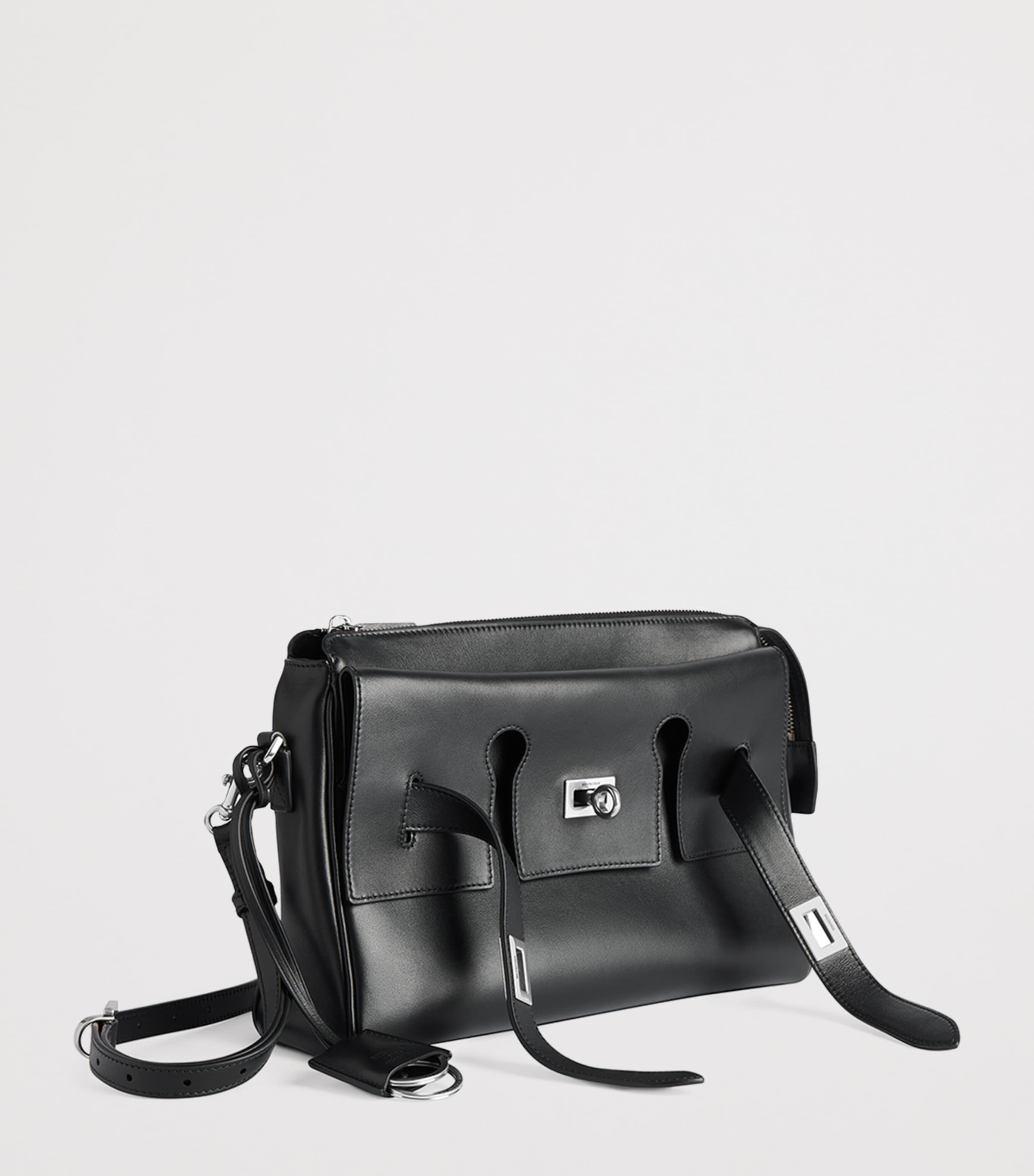 SALE!! Balenciaga BEL AIR ZIPPED MESSENGER◆8340322ABAW Balenciaga Bel Air Small Zipped Messenger Bag Black