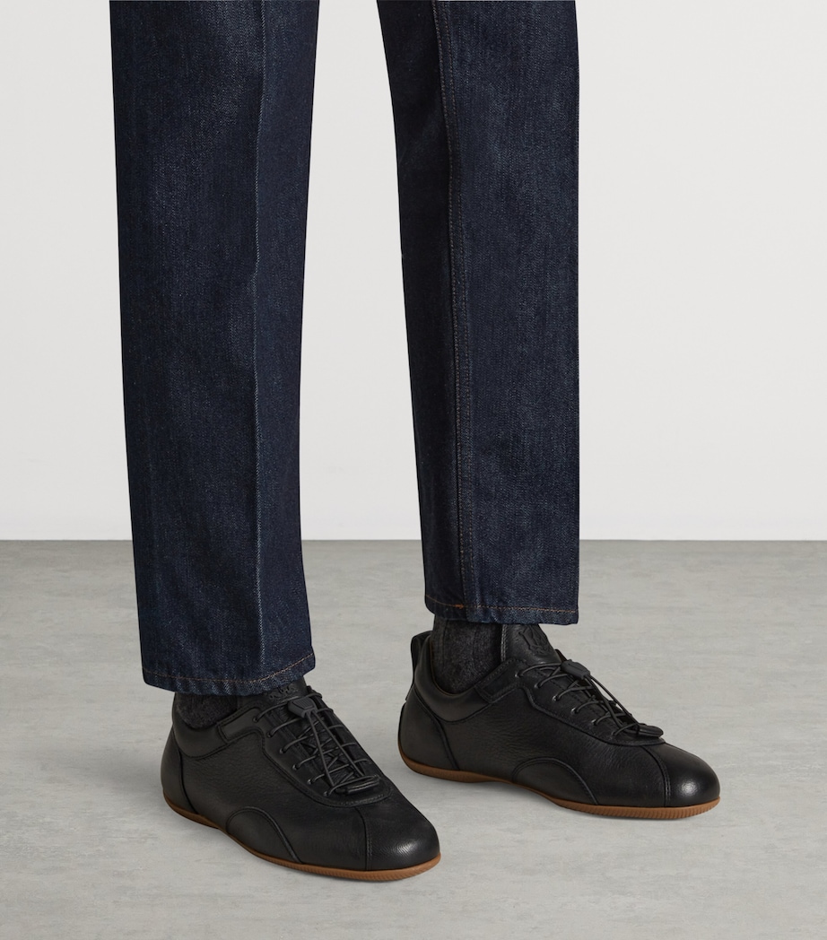 Deerskin Davies Sneakers 001BLACK Image 2