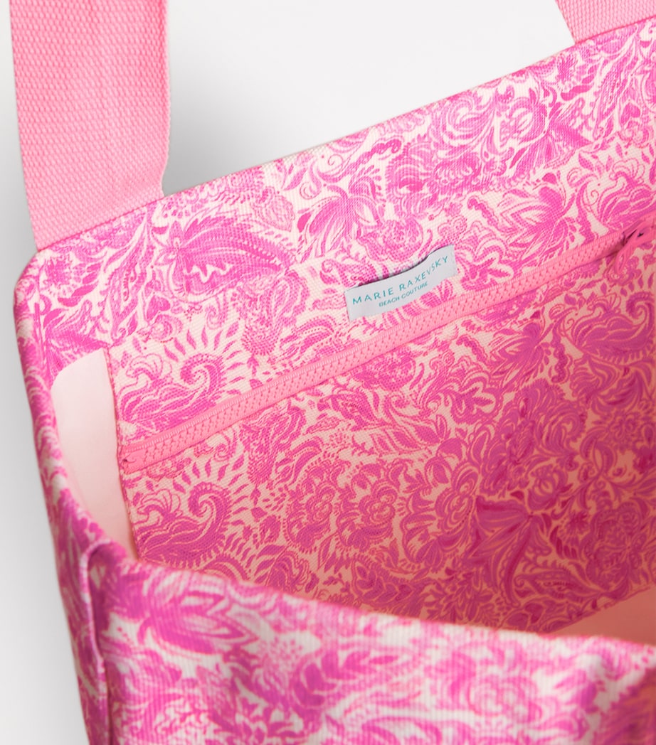 Paisley Print Beach Bag PAISLEY PINK Image 3