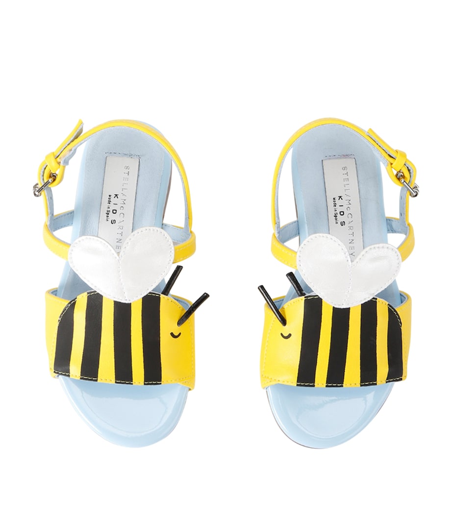 Stella McCartney Kids 3D Bee Design Sandals Yellow Image 4