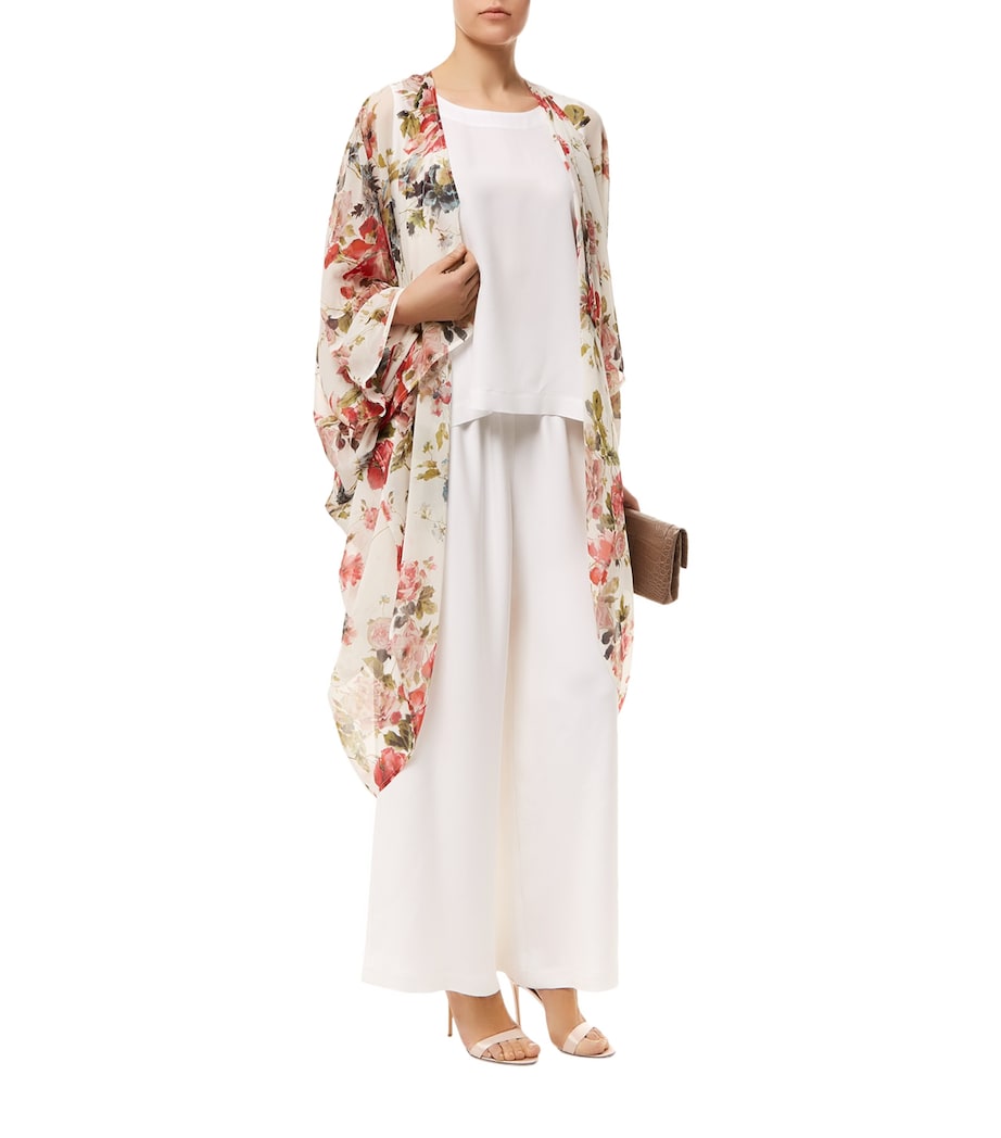 Silk Shell Top WHITE Image 5