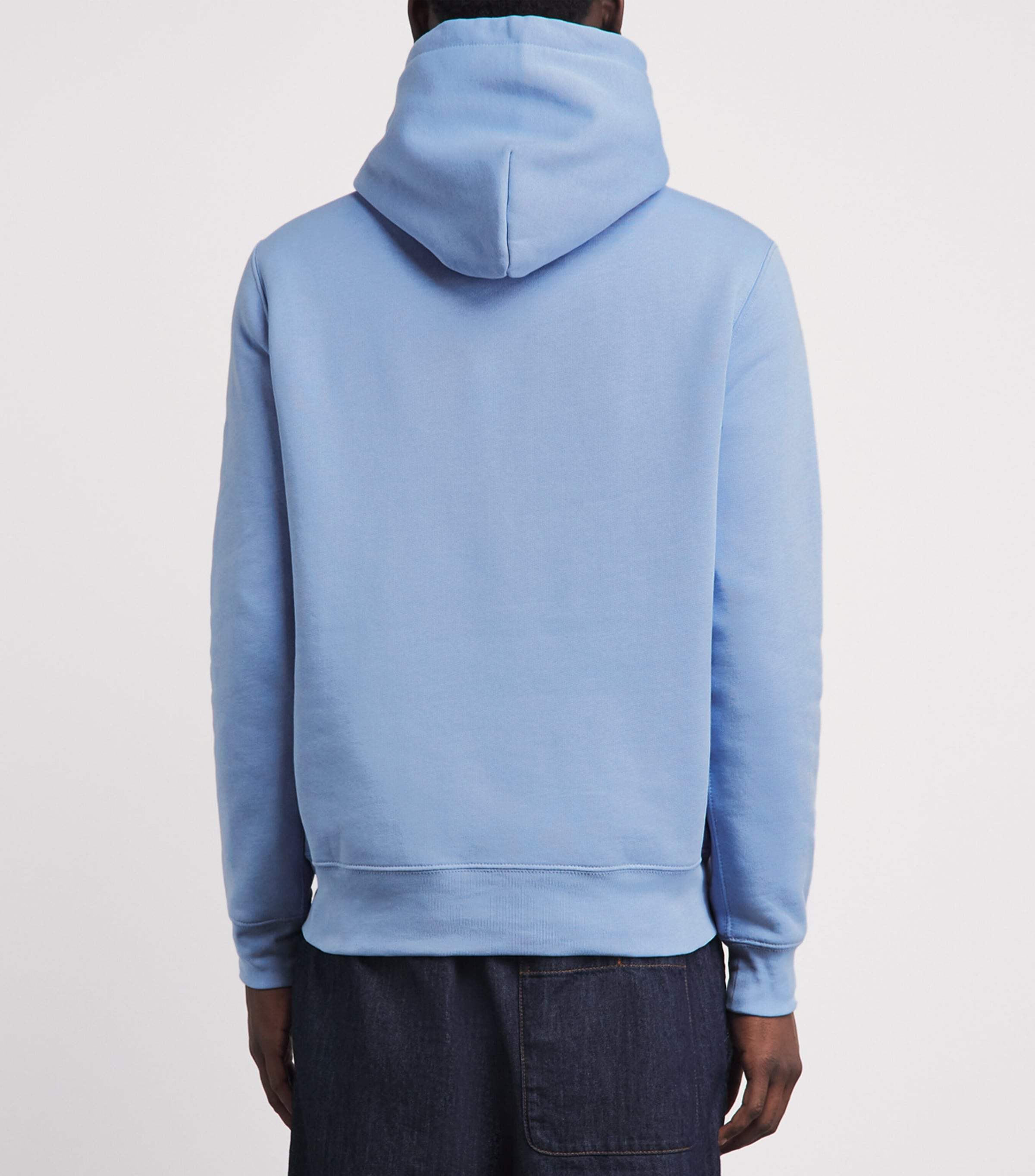 Polo Ralph Lauren Mens Cotton-Blend Polo Bear Hoodie Austin Blue Ss Bear Image 5