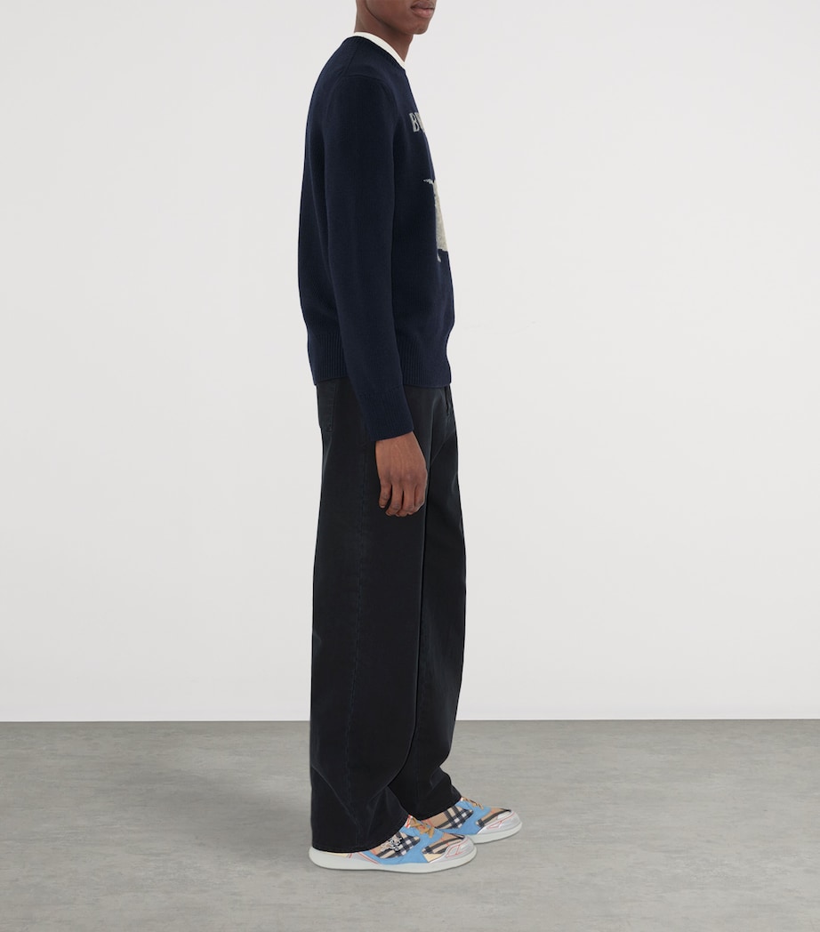 Wool-Cashmere EKD Sweater NAVY Image 3