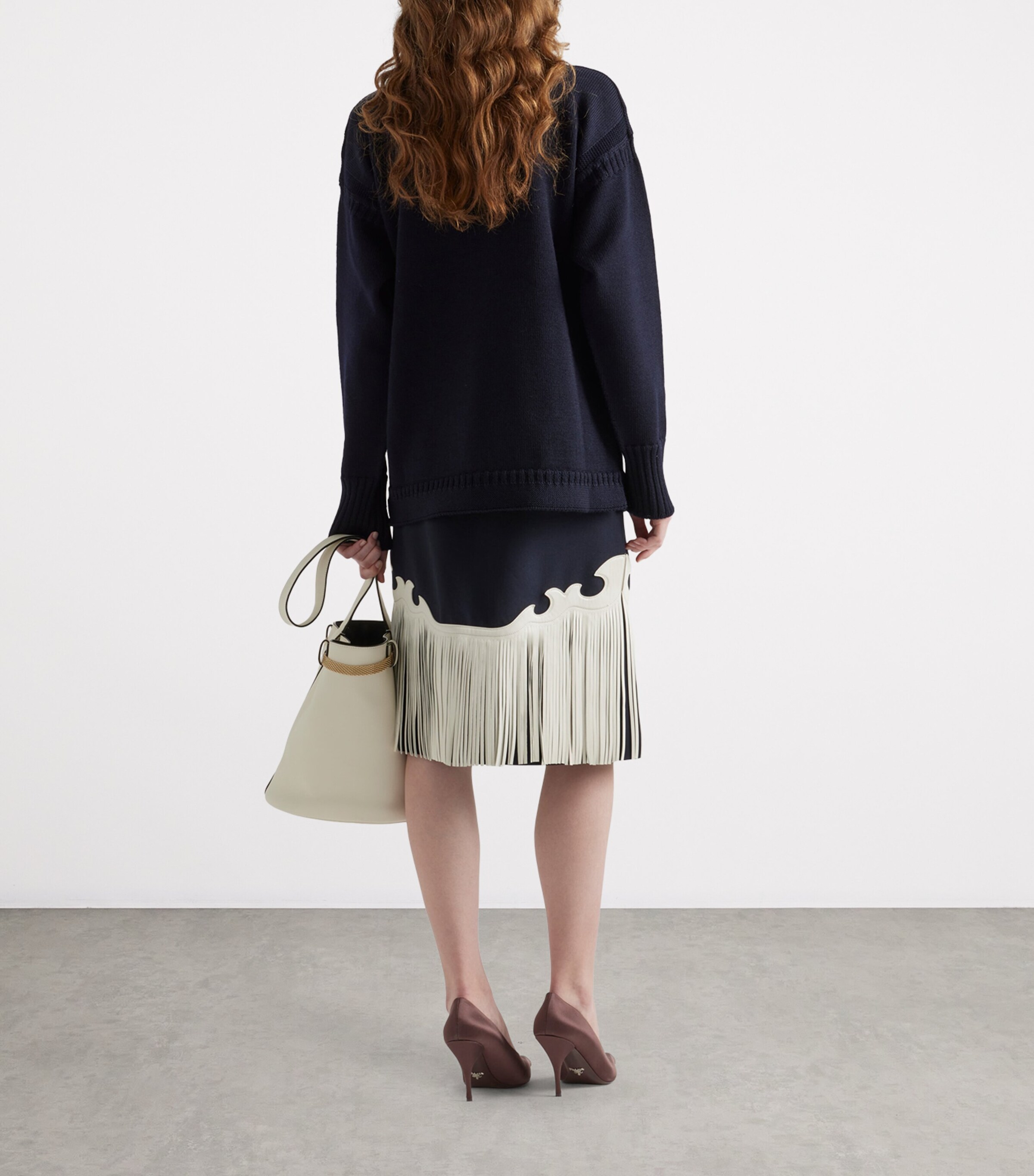 Wool Oversized Sweater F022X Image 4