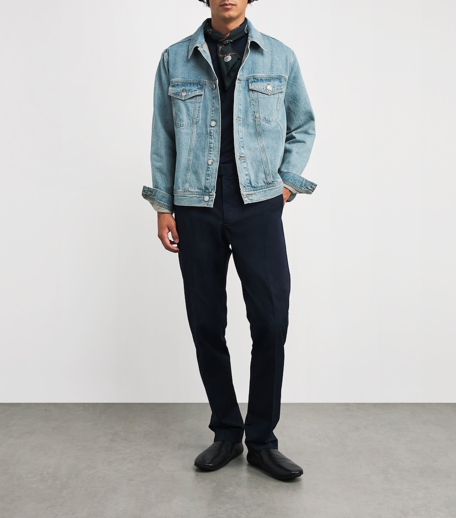 Stretch-Cotton Eaton Chinos  CHAIRMAN NAVY Image 2