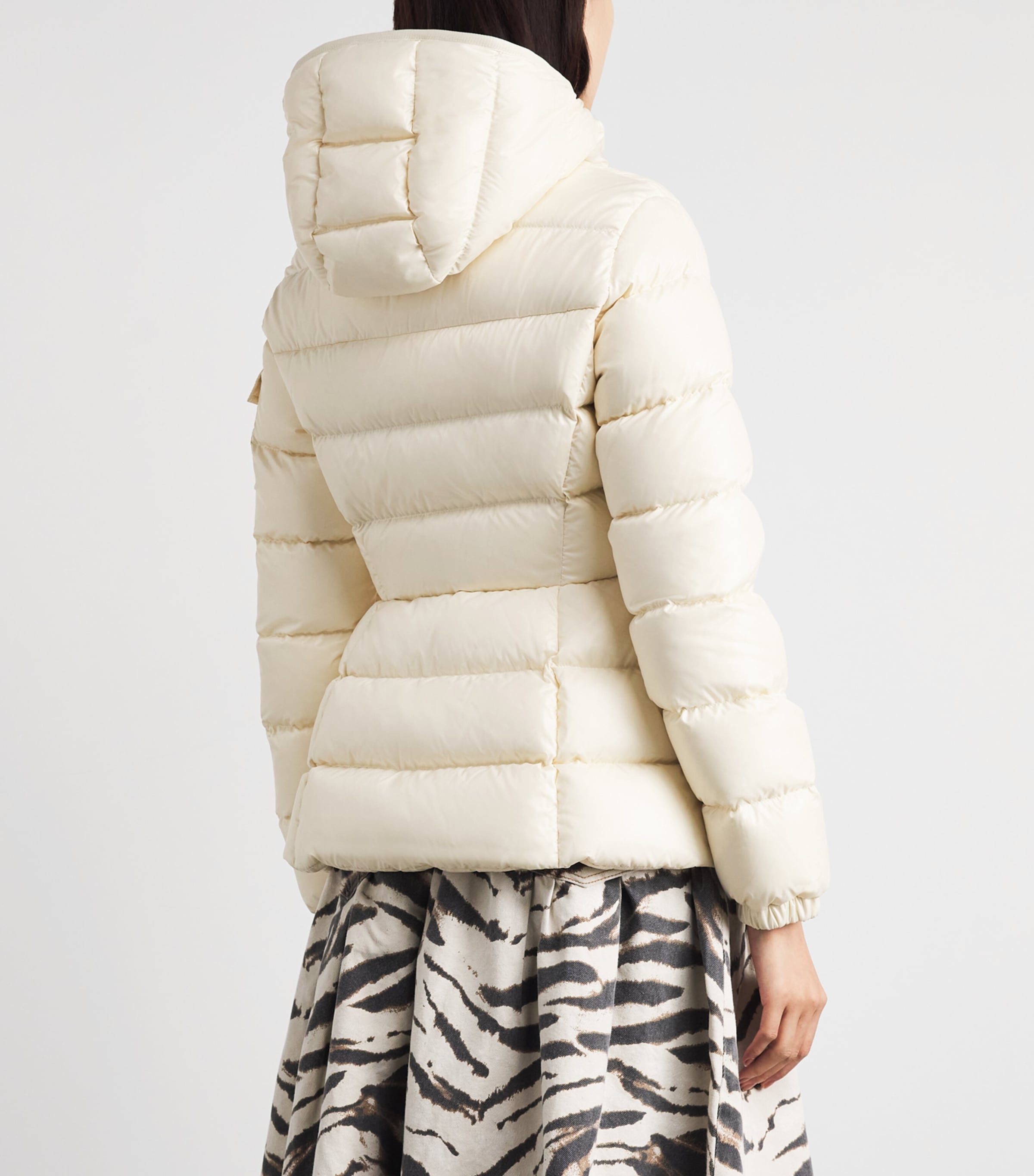 Moncler Womens Down Hooded Barante Jacket Image 5