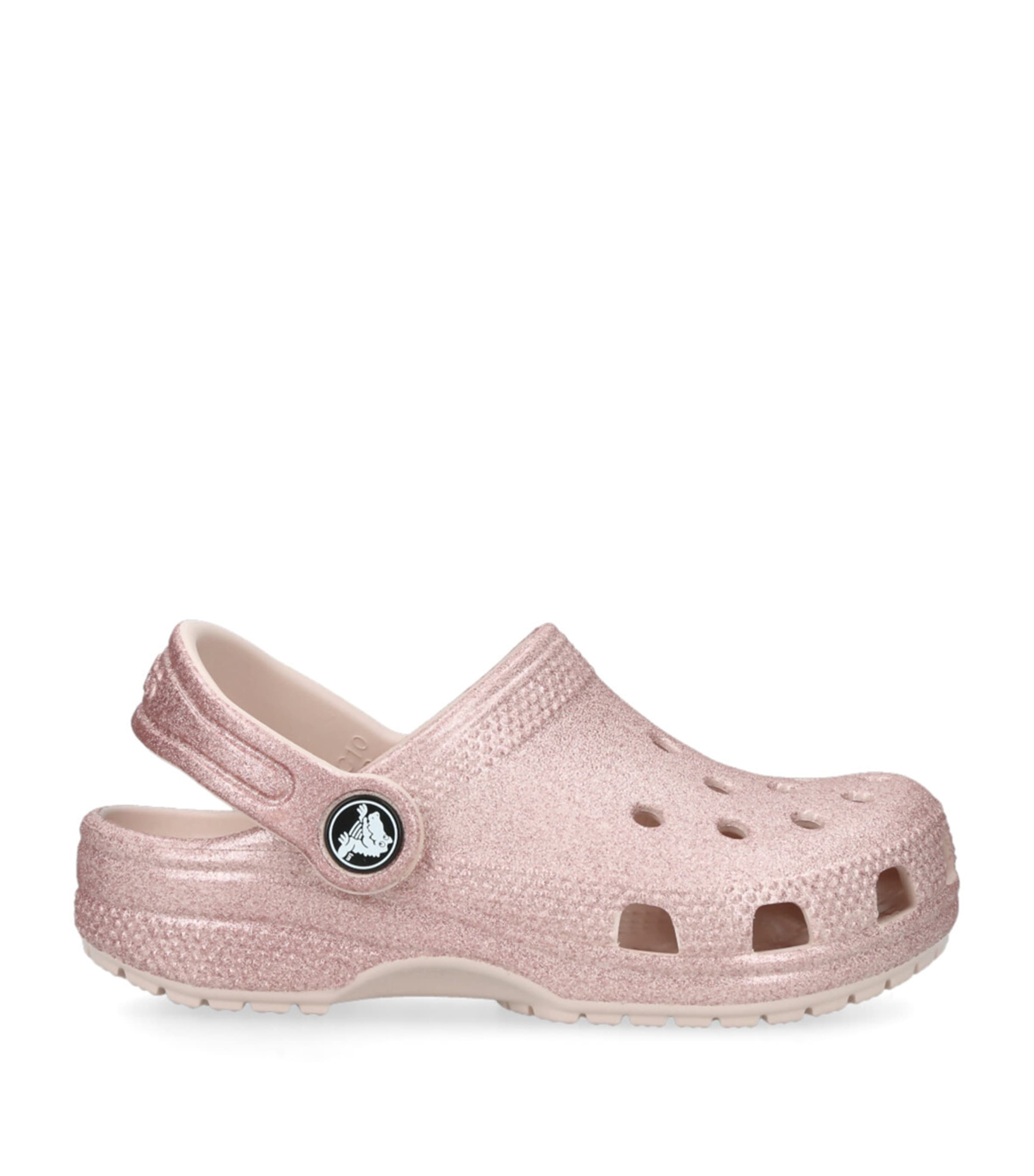 CROCS KIDS Classic Glitter Clogs | Girls Shoes | Sandals