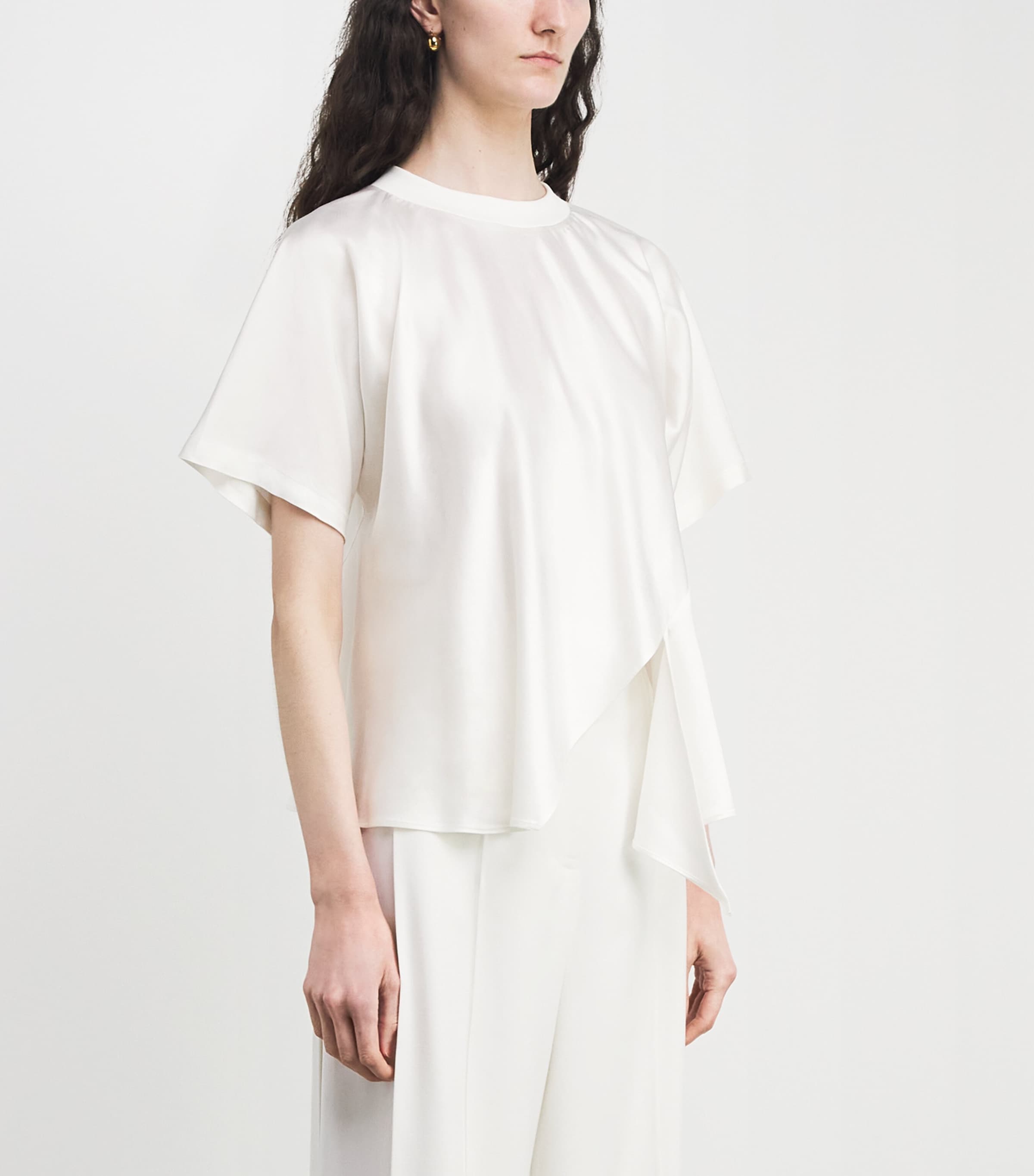 Satin Motion T-Shirt IVORY SATIN Image 4