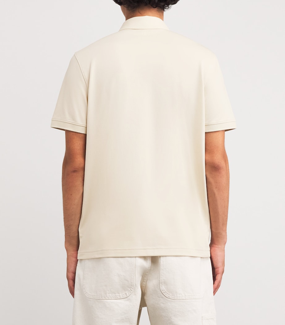 Cotton-Blend Performance Polo Shirt 106 TRIM Image 4