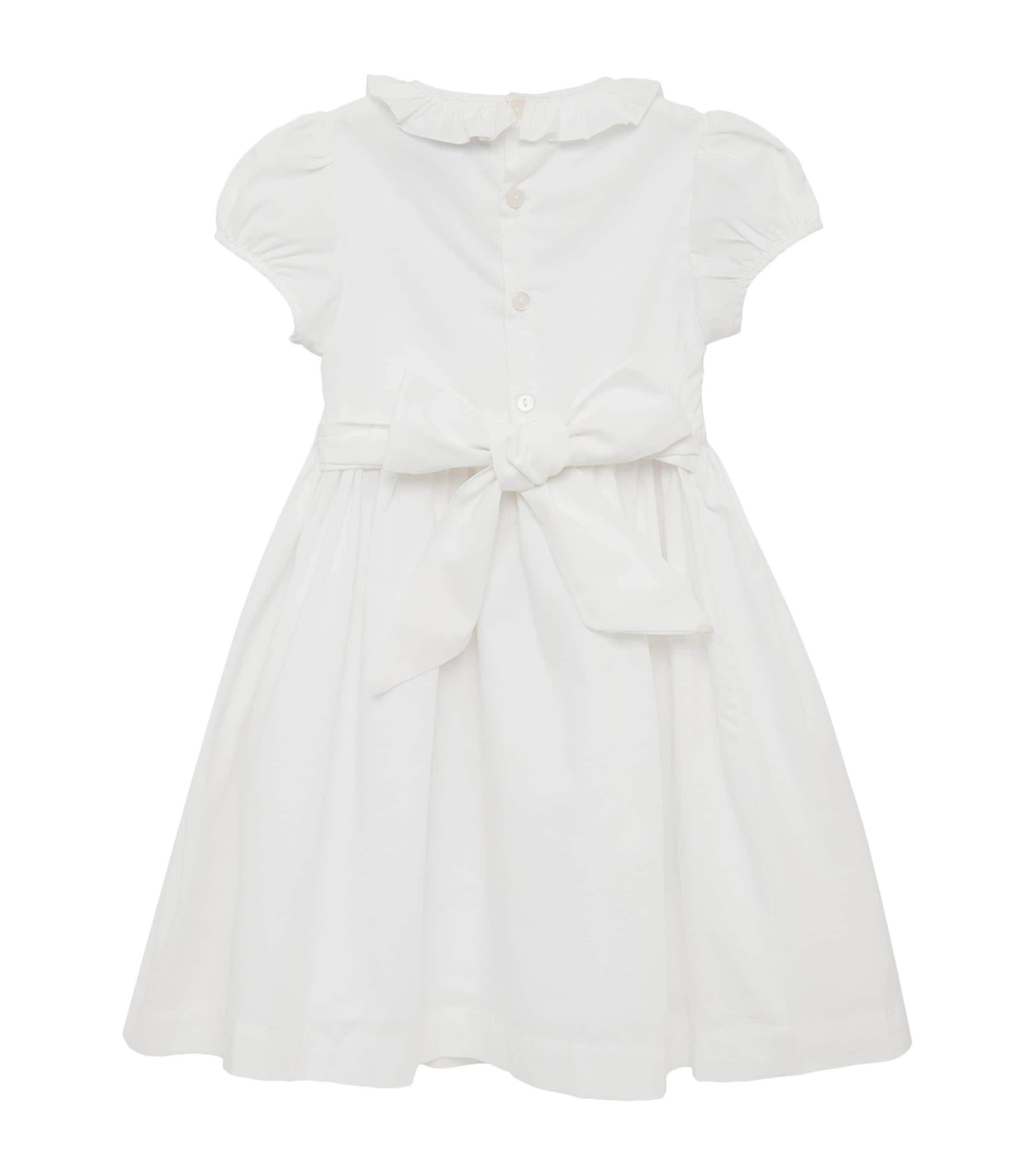 Cotton Willow Rose Dress (6-11 Years) WHITE Image 2