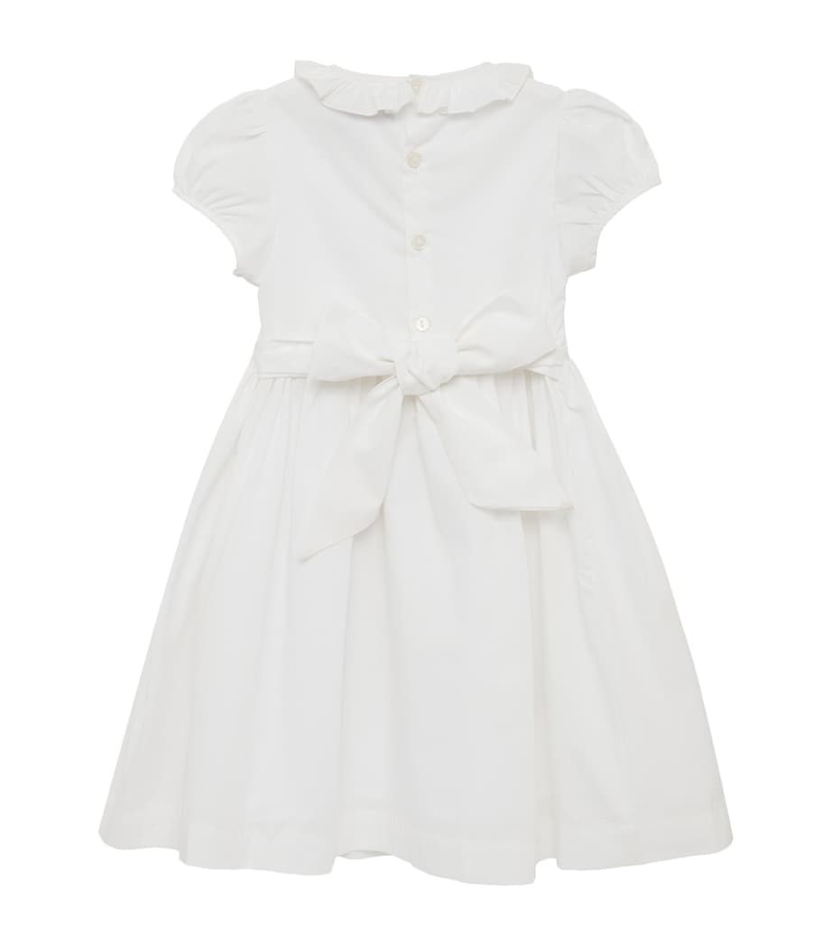 Cotton Willow Rose Dress (6-11 Years) WHITE Image 2