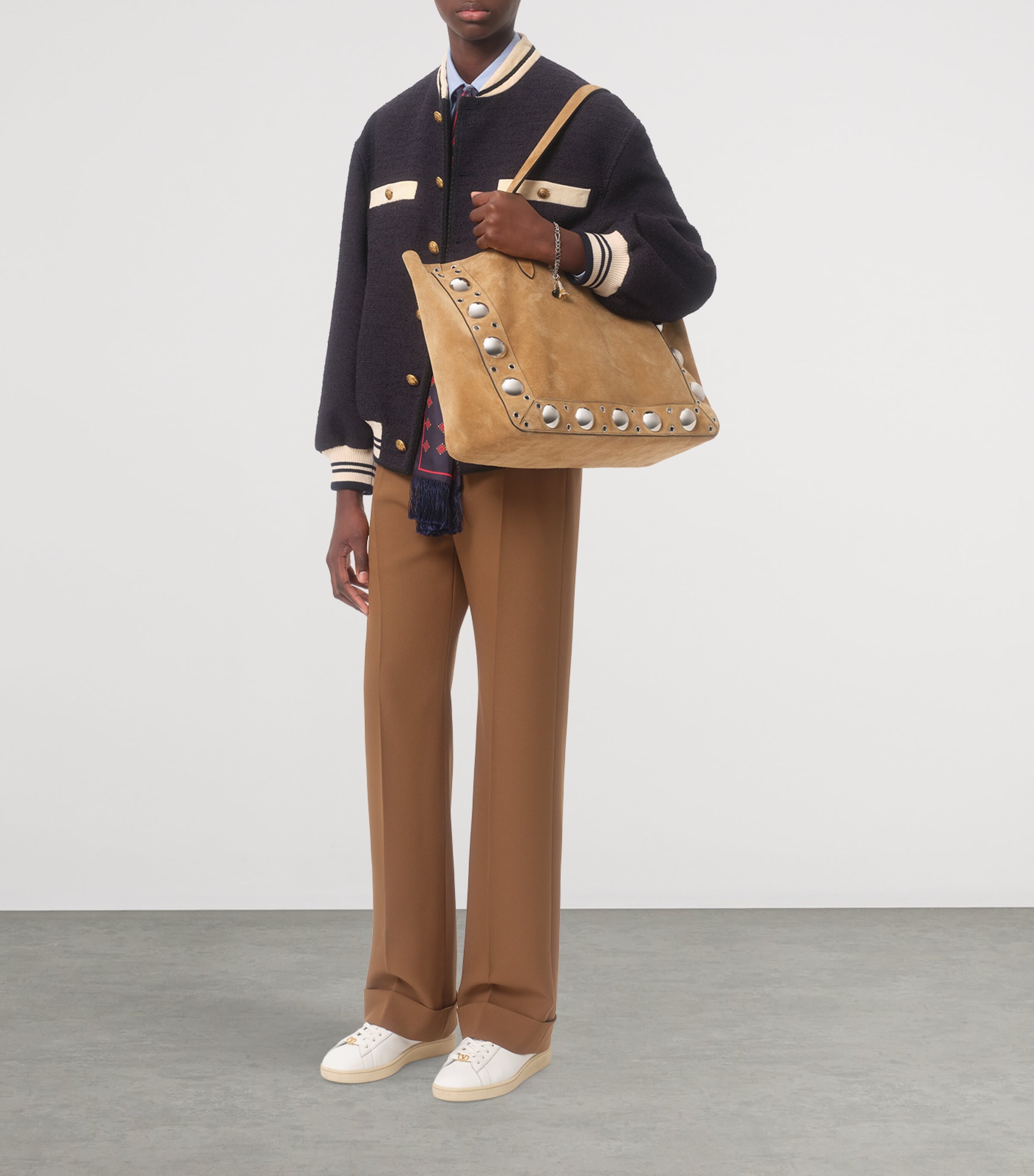 Valentino Garavani Mens Straight-Leg Trousers Image 5