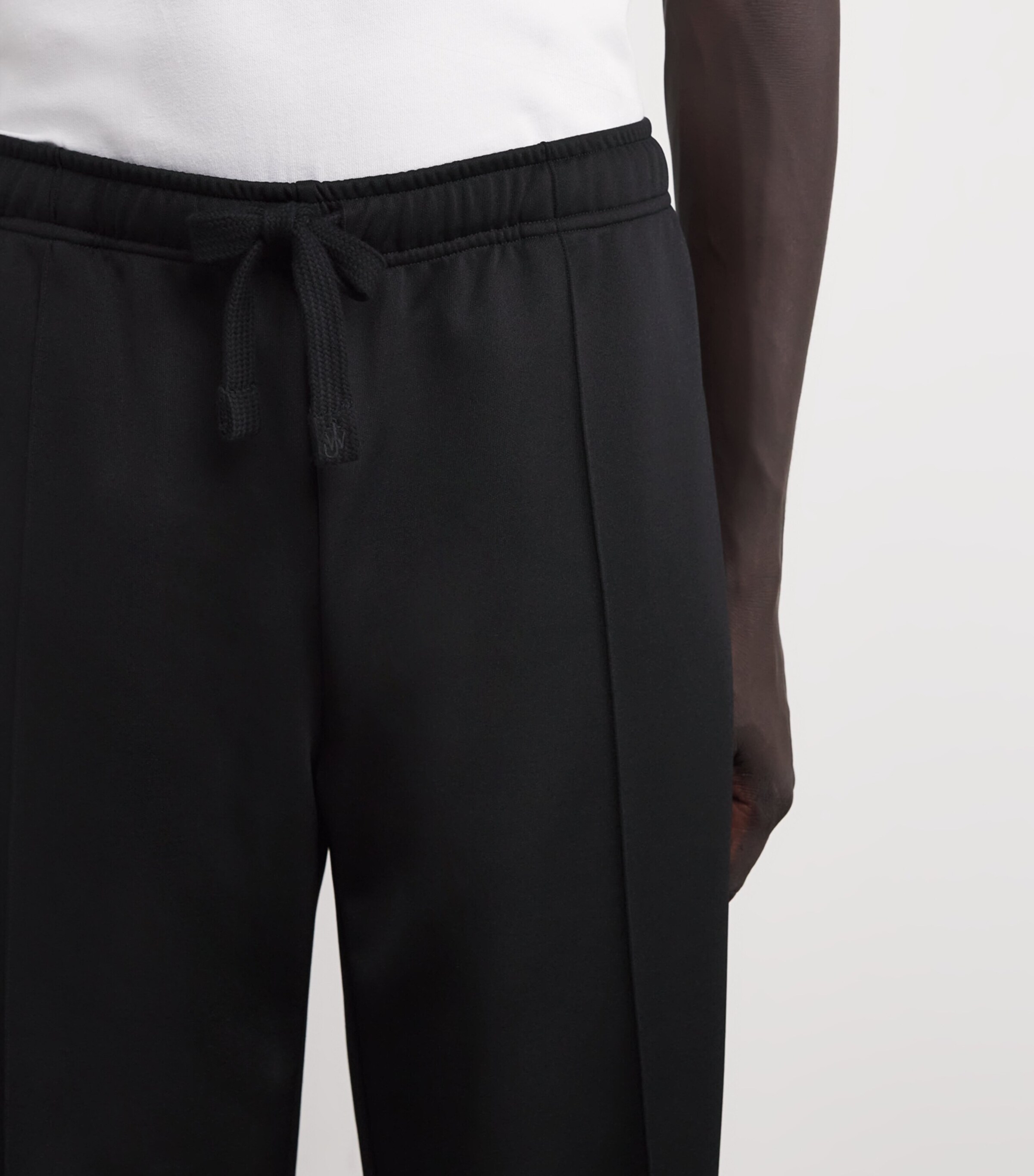 Jersey Pintuck Sweatpants BLACK Image 6