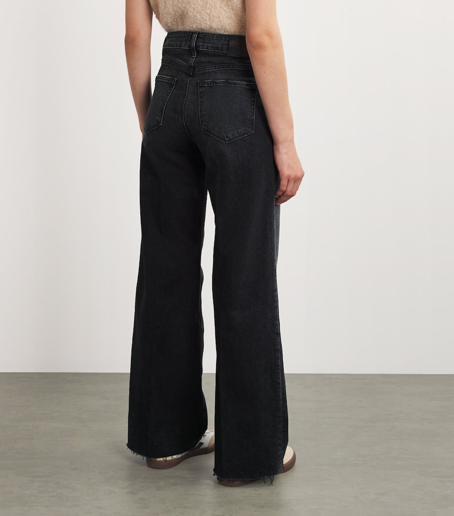 Anessa Wide-Leg Jeans VIPER BLACK DISTRESS Image 4
