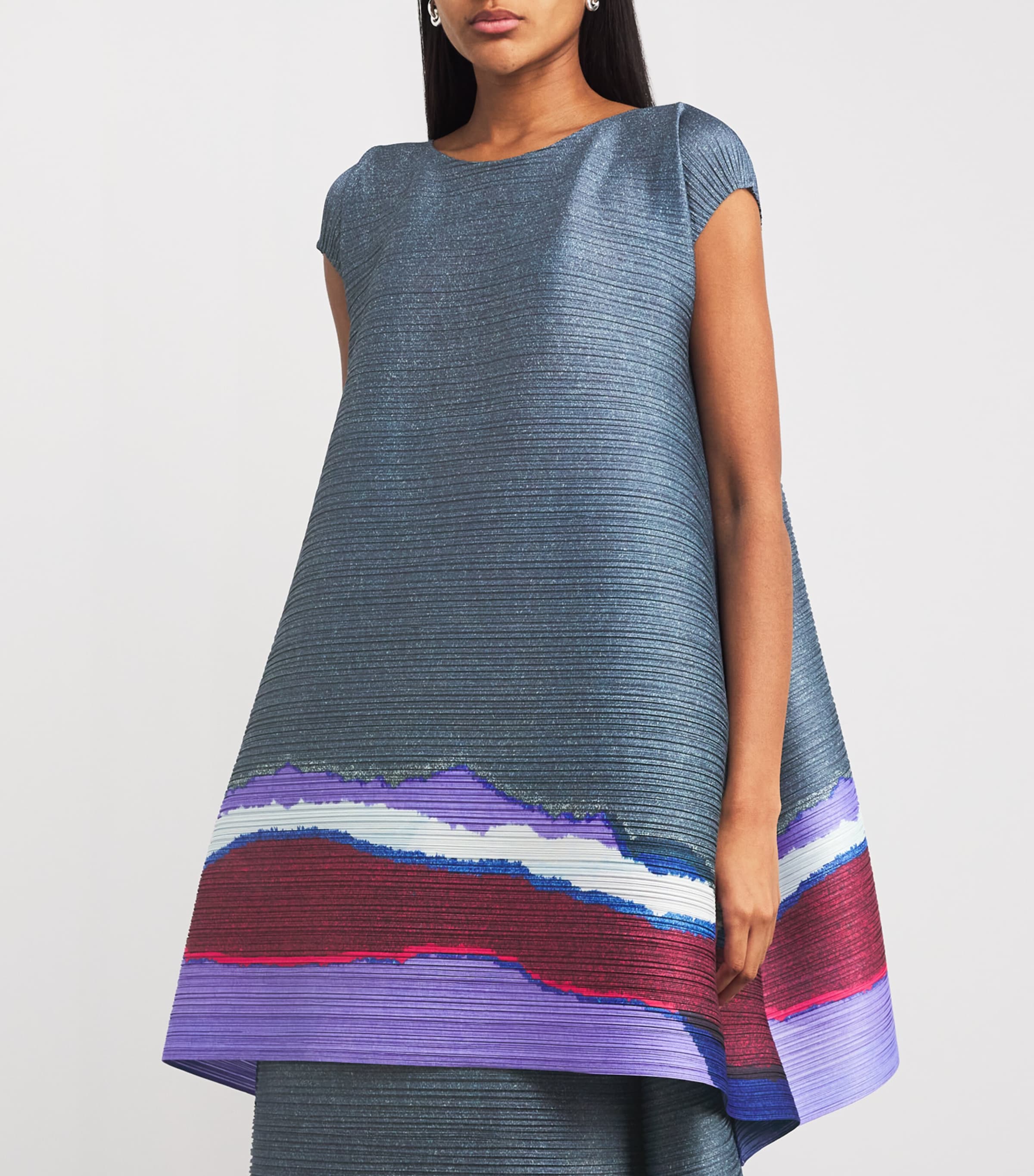 国内買付 PLEATS PLEASE ISSEY MIYAKE GRAINY COLORS Pleats Please Issey Miyake GRAINY COLOURS Pleated Top | Liberty