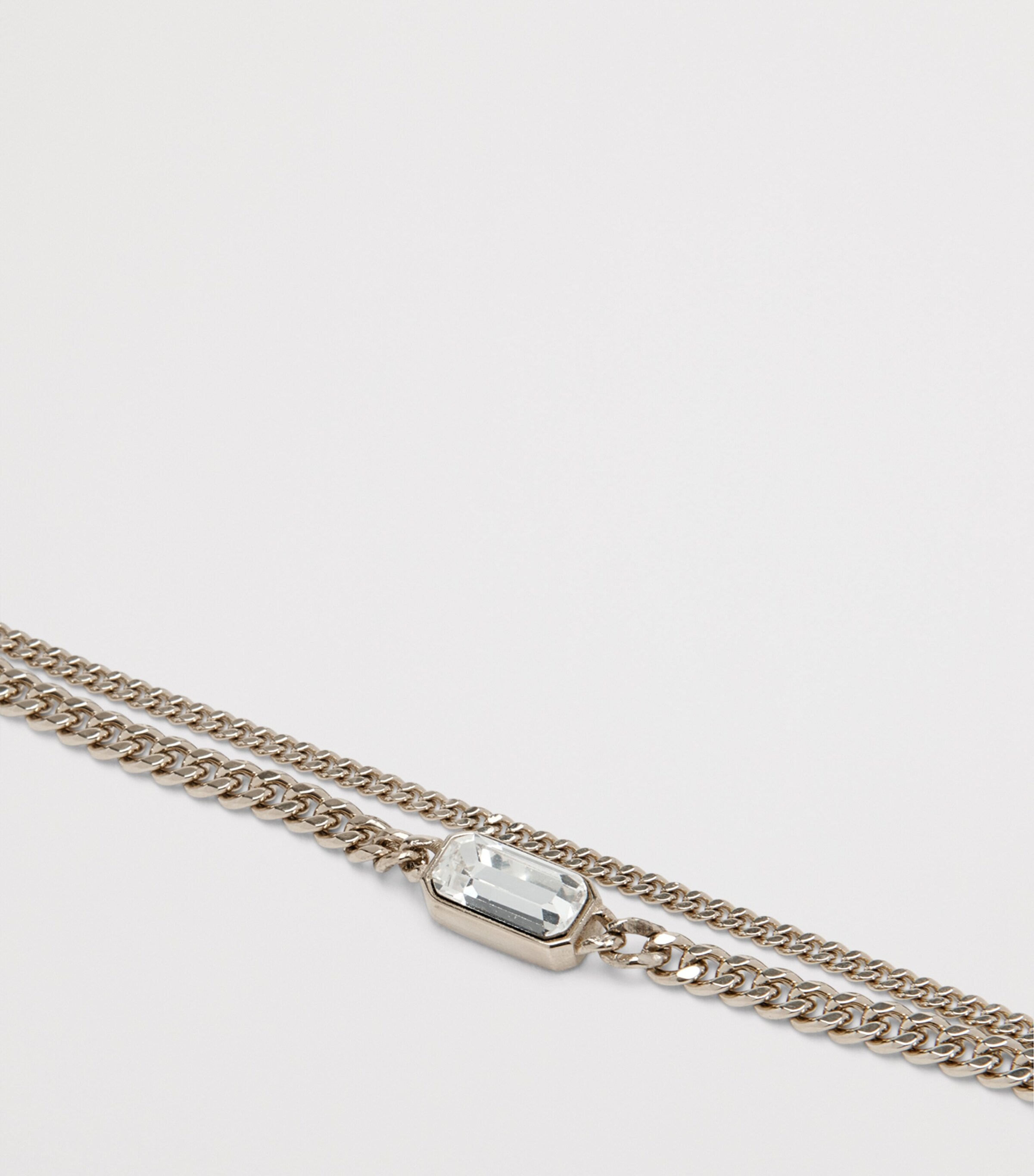 Crystal-Embellishment Skull Bracelet 1053 Image 2