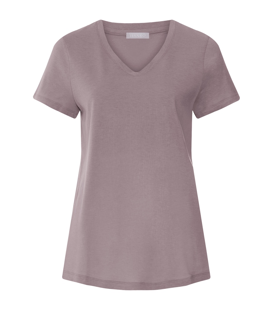 Hanro Womens Sleep & Lounge T-Shirt Stormy Rose Image 1