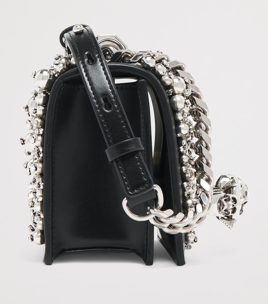McQueen Mini Leather Embellished Cross-Body Bag Image 4