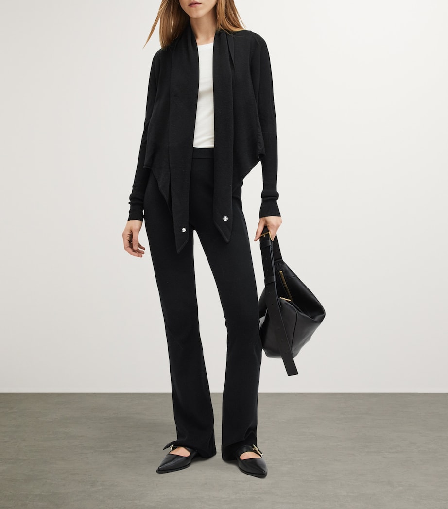 AllSaints Womens Wasson Cardigan Black Image 3