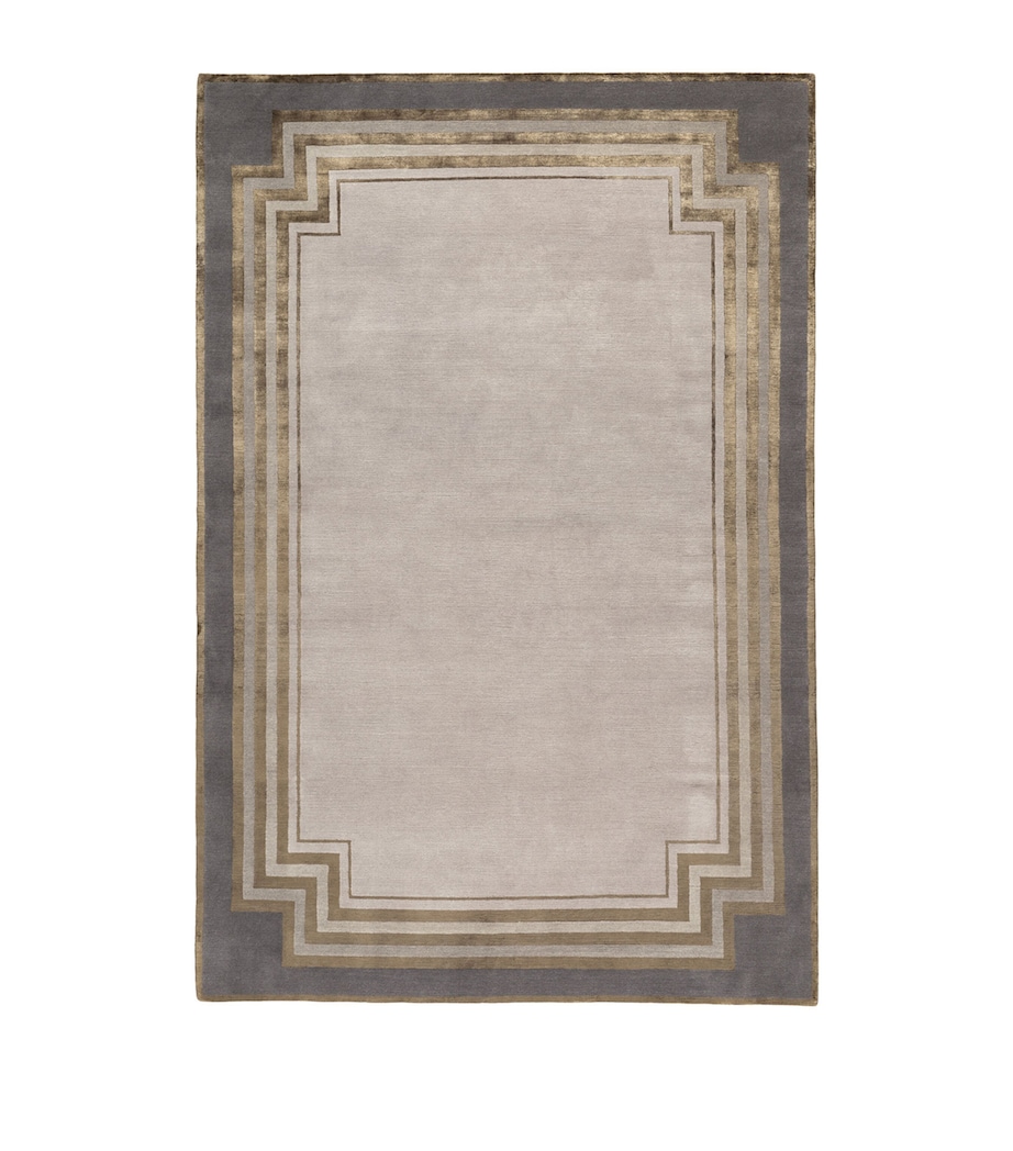 x Tim Gosling Deco Border Rug (3.05m x 2.44m) GOLD Image 1