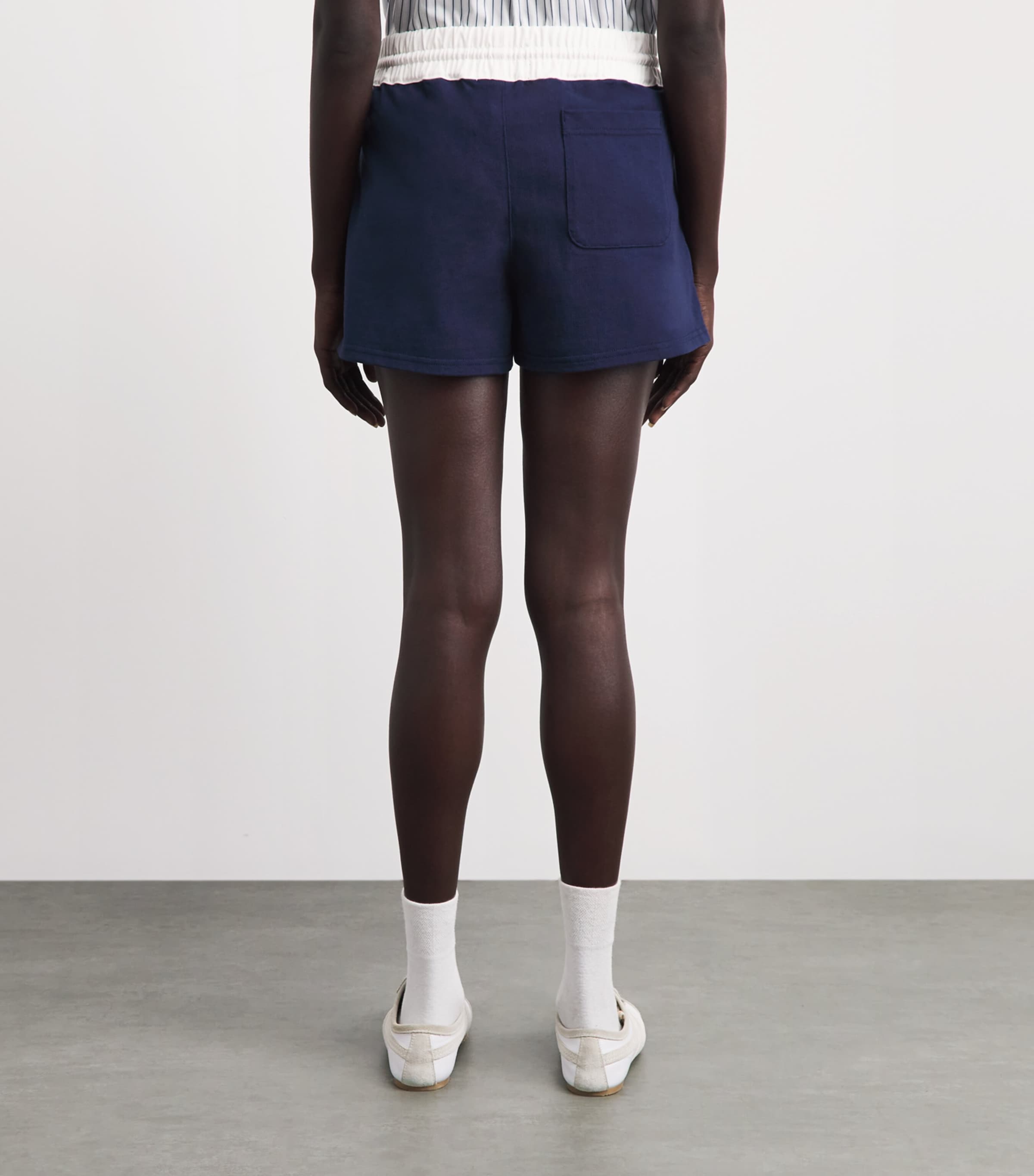 Polo Ralph Lauren Womens x Wimbledon Shorts Refined Navy Multi Image 5