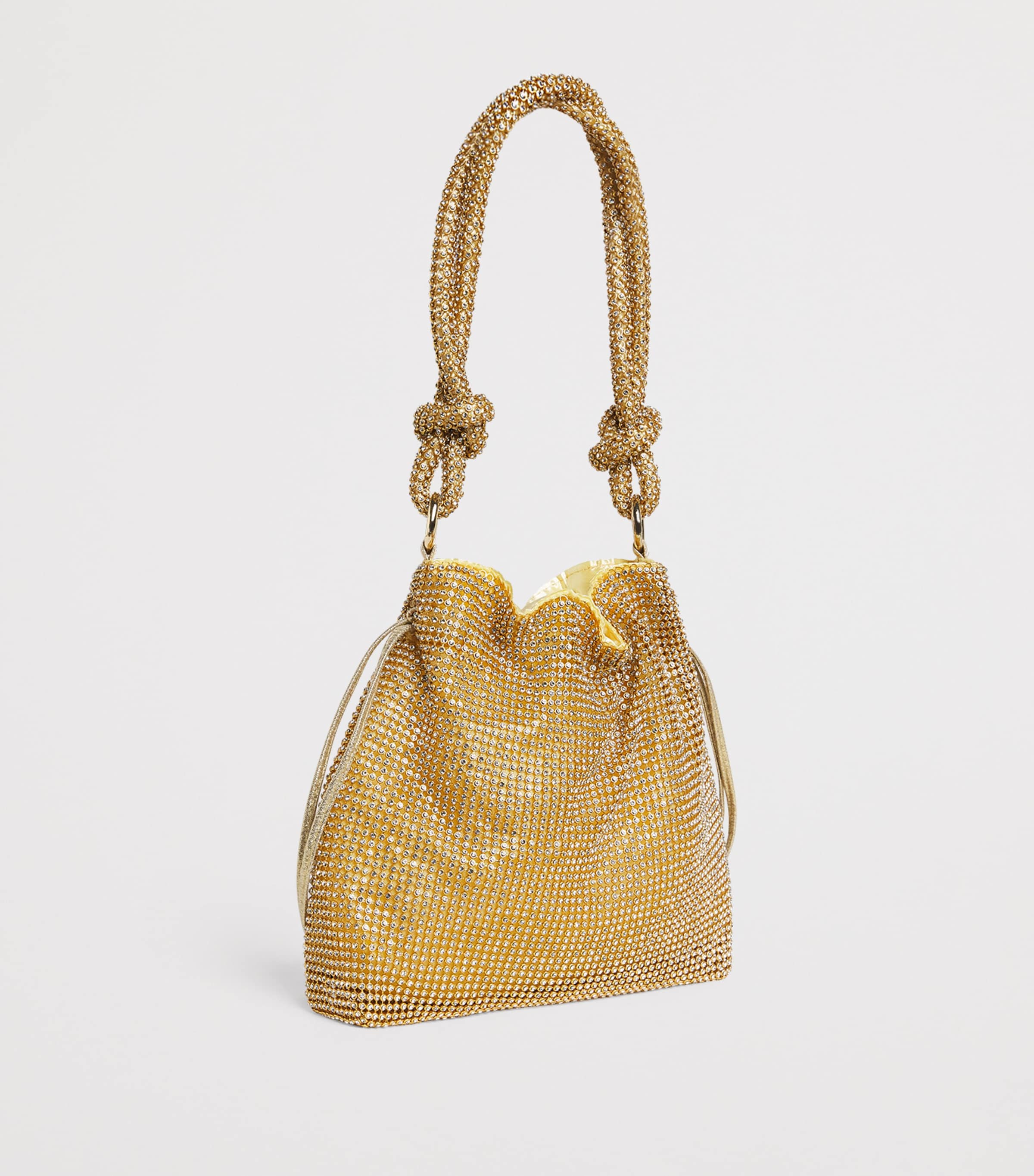 Monnalisa Embellished Bucket Bag Gold Image 2