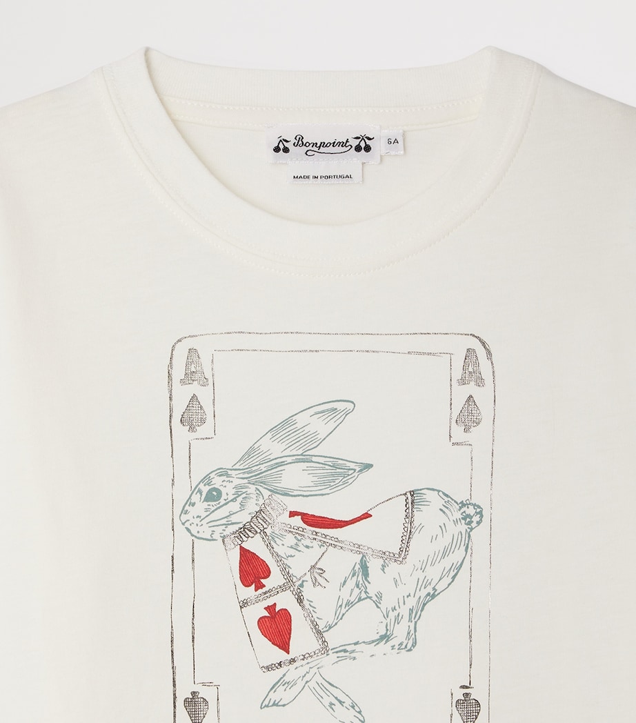 Christmas Bunny T-Shirt (4-14 Years) UPB BLANC LAIT Image 3
