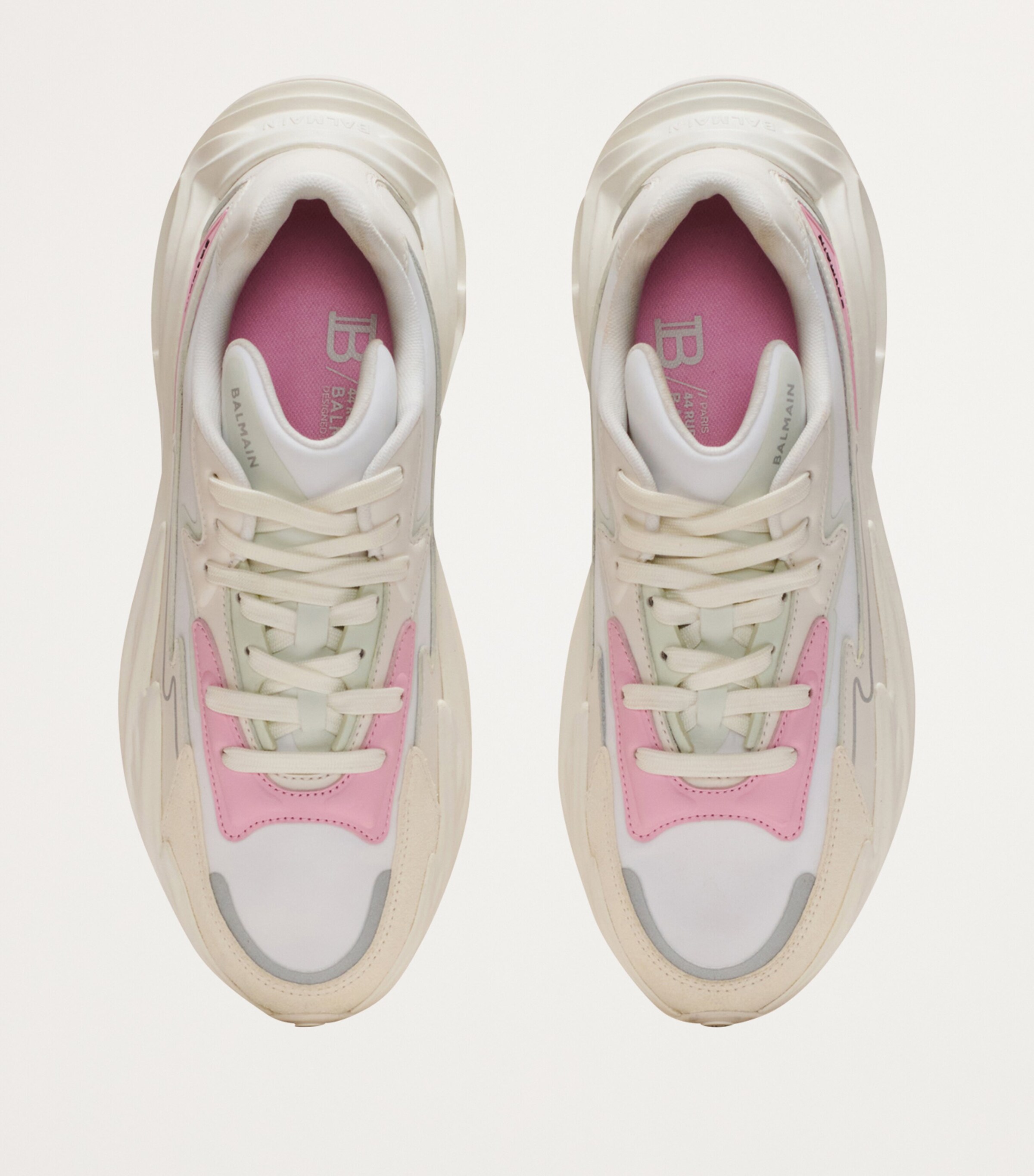 【送料&関税込】Balmain run-row Sneakers Balmain Run-Row low-top Leather Sneakers | Blue | FARFETCH