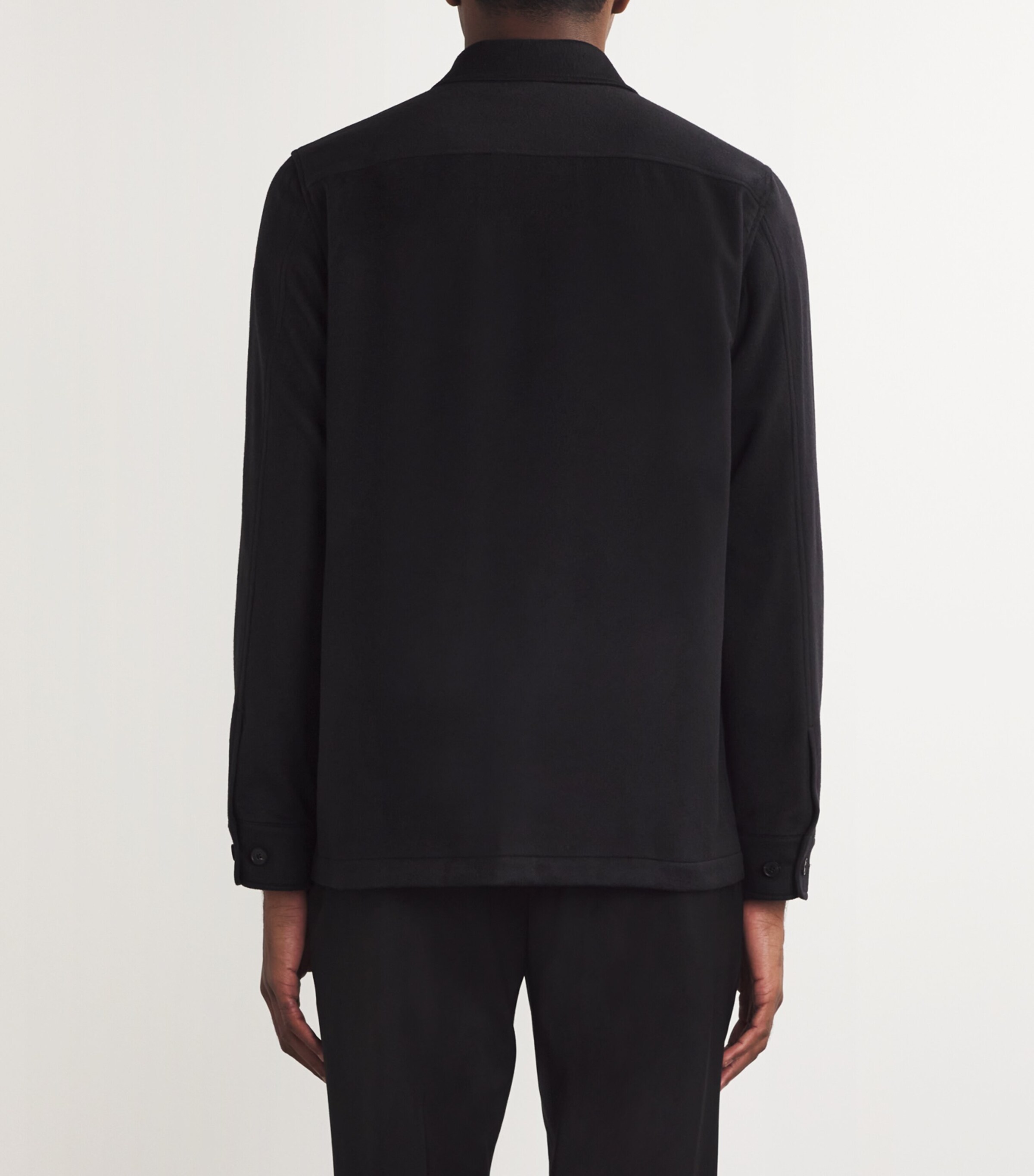 Cashmere Overshirt 49 VERY DARK NAVY Image 4