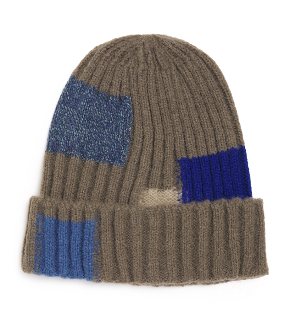 Tsugihagi Knit Beanie GRAY Image 1