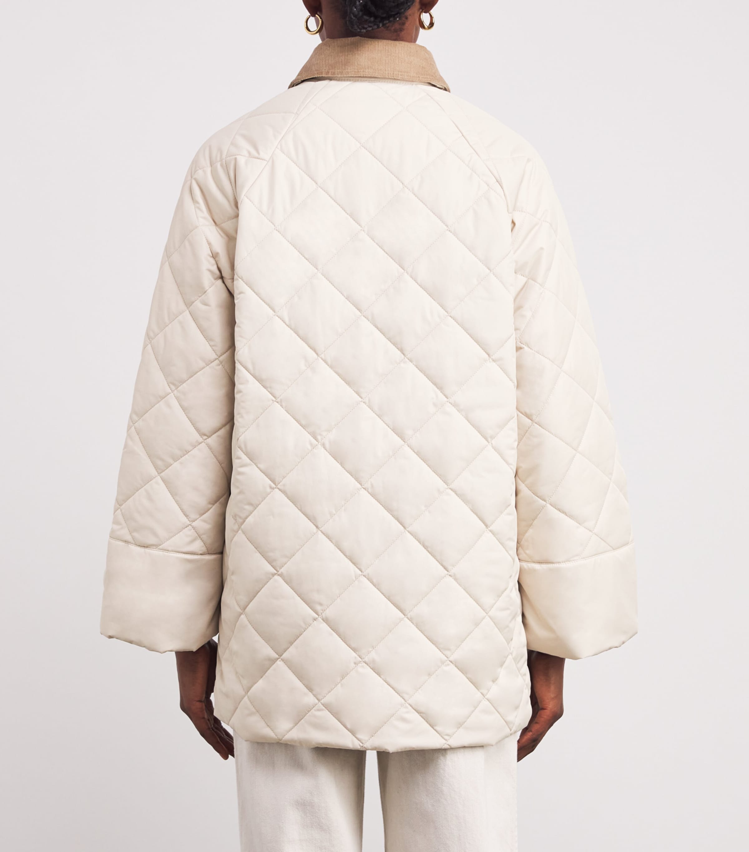 Quilted Aldburgh Jacket OATMEAL/ANCIENT TRTN Image 4