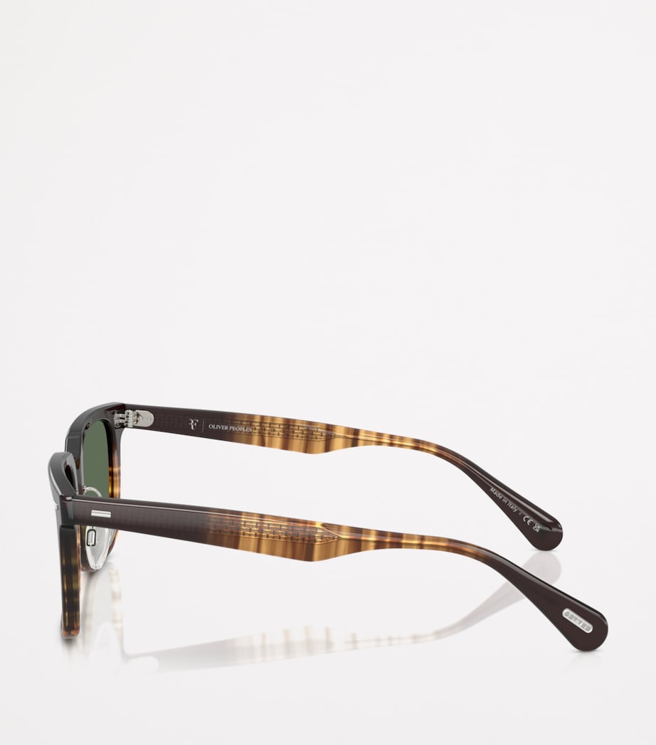 Rectangular Mr. Federer II Sunglasses 13929A Image 2