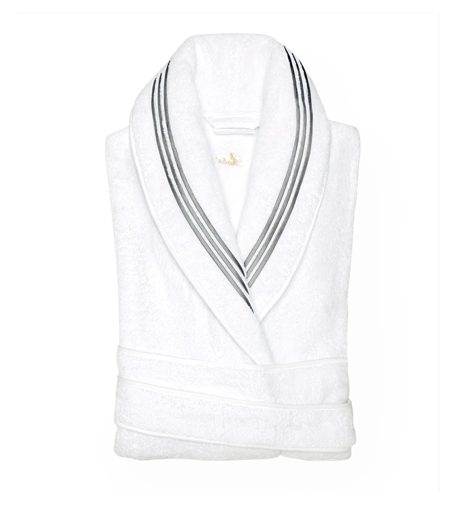 Tre Righe Robe (Large) WHT/CHARCOAL Image 1