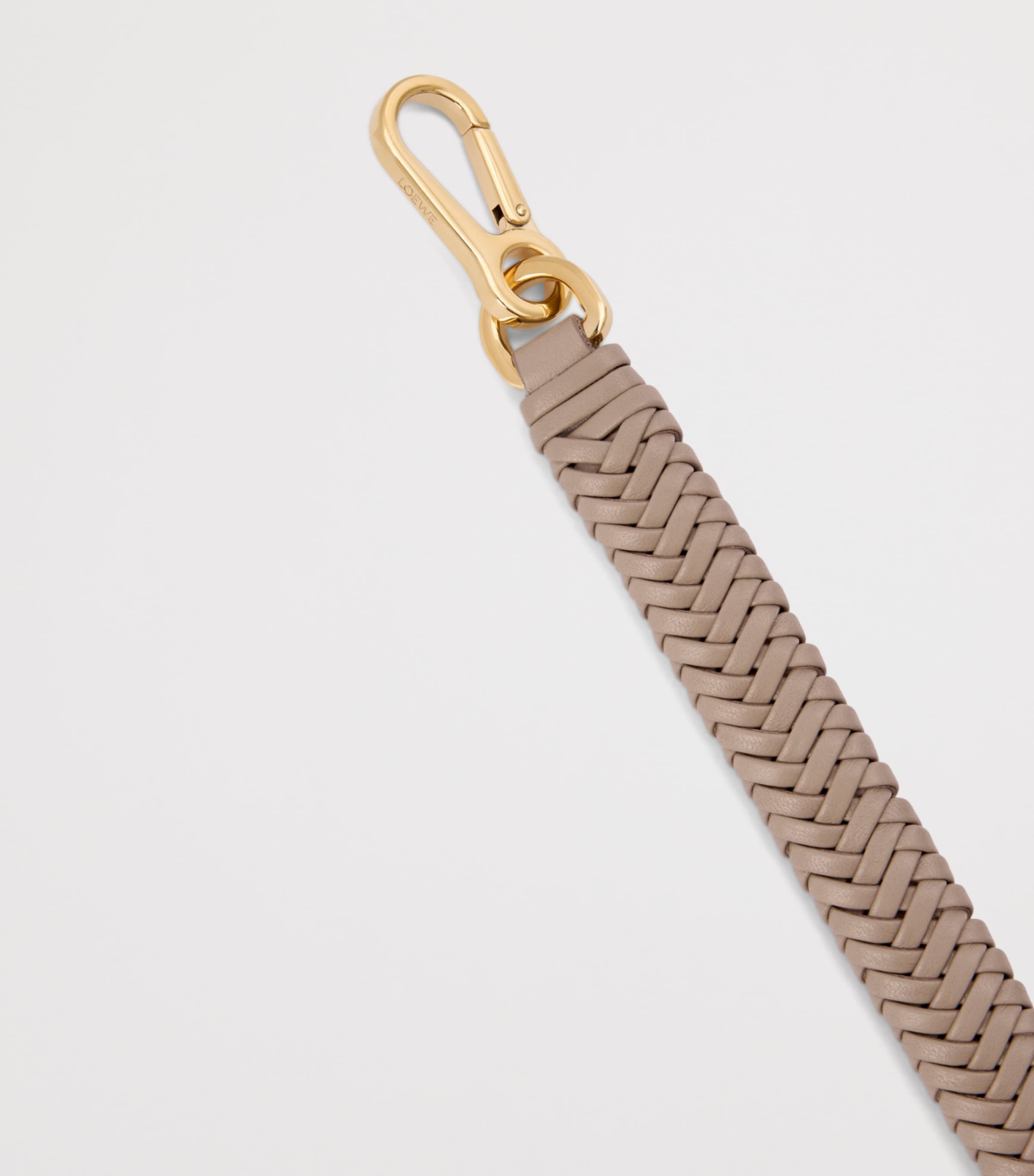 Leather Dogclip Strap SAND Image 3