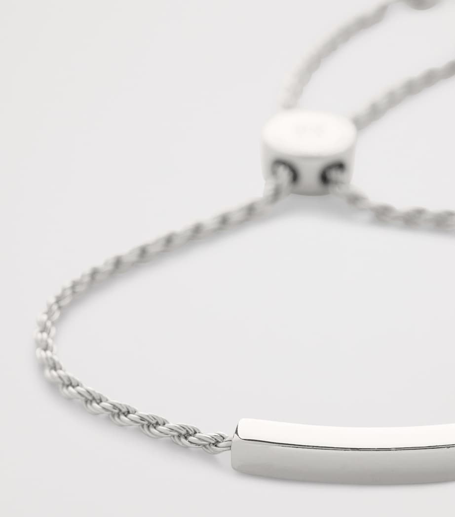 Monica Vinader Sterling Silver Linear Friendship Bracelet Sterling Silver Image 4