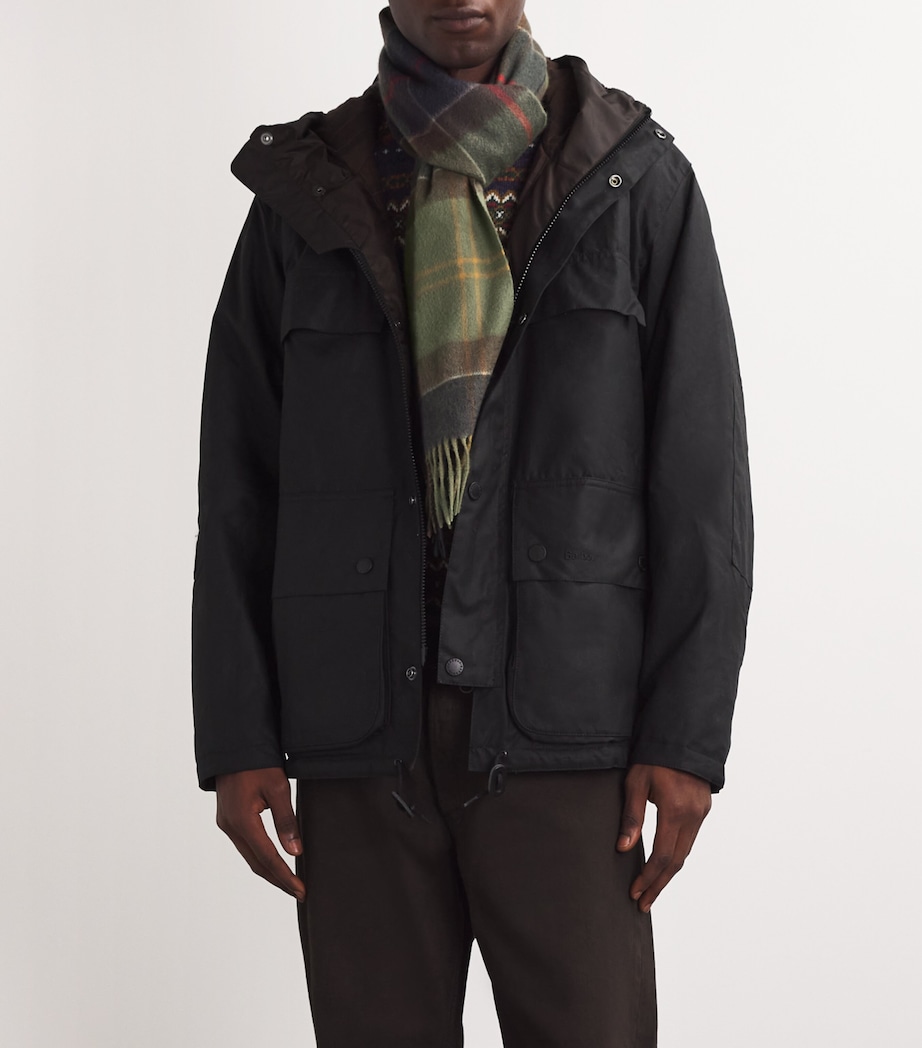 Wool-Cashmere Tartan Scarf CLASSIC Image 4