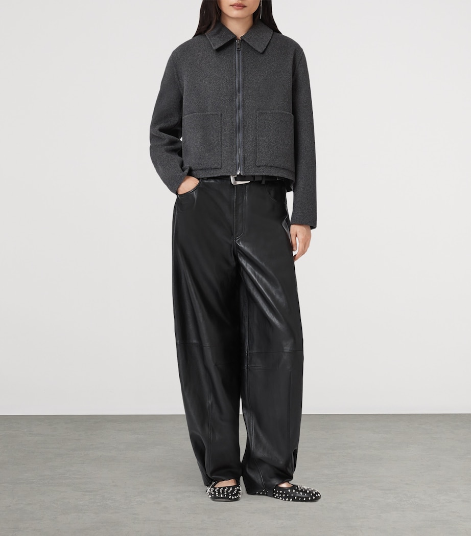 Wool-Blend Seannah Jacket CHARCOAL GREY Image 2