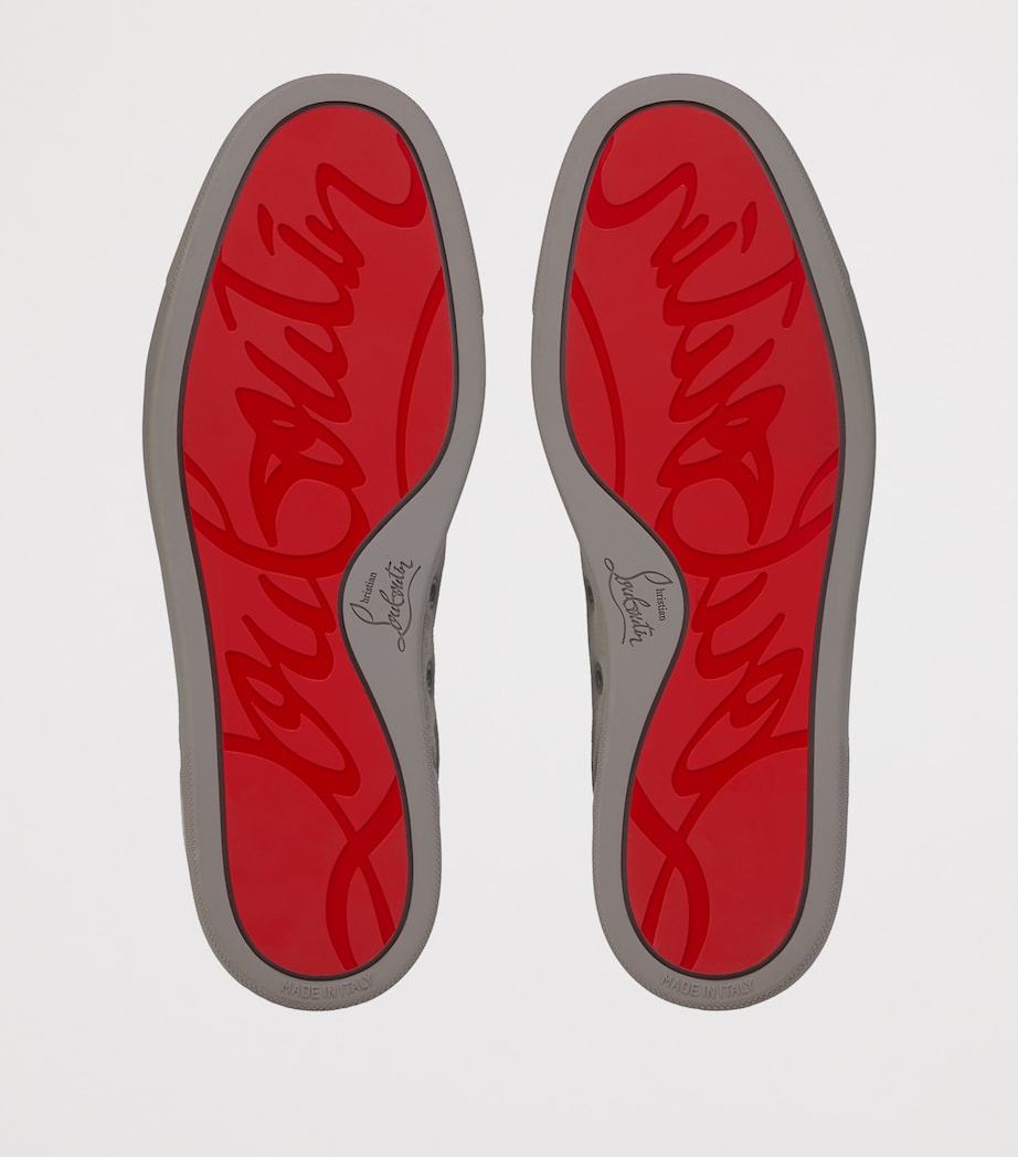 Christian Louboutin Louis JR Canopy Suede Sneakers Image 5