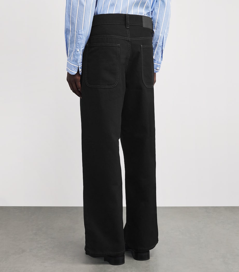 Organic Cotton Straight Jeans BLACK 999 Image 4