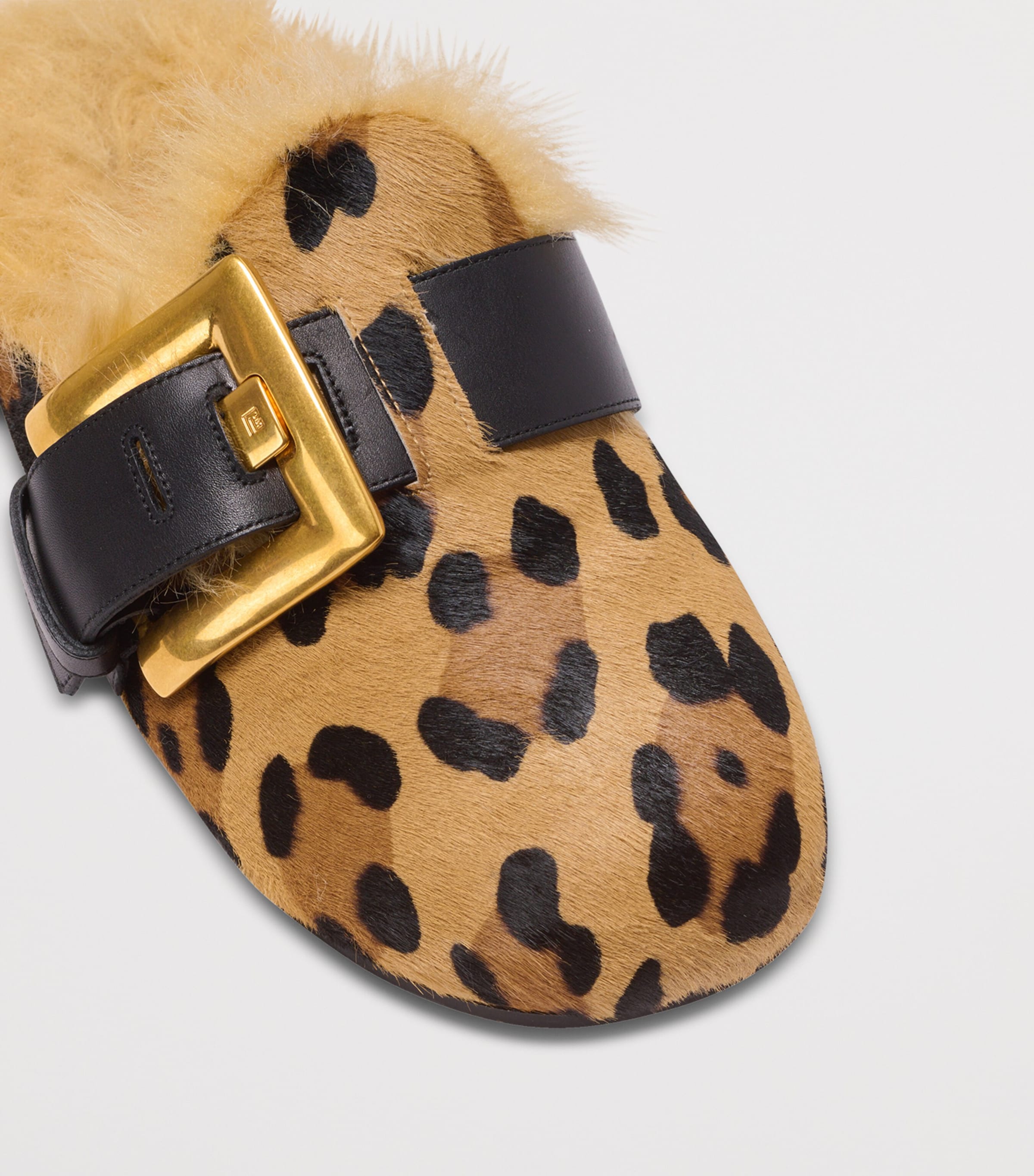 Leather Leopard Anthem Clogs WKS MULTI/ NOIR Image 2