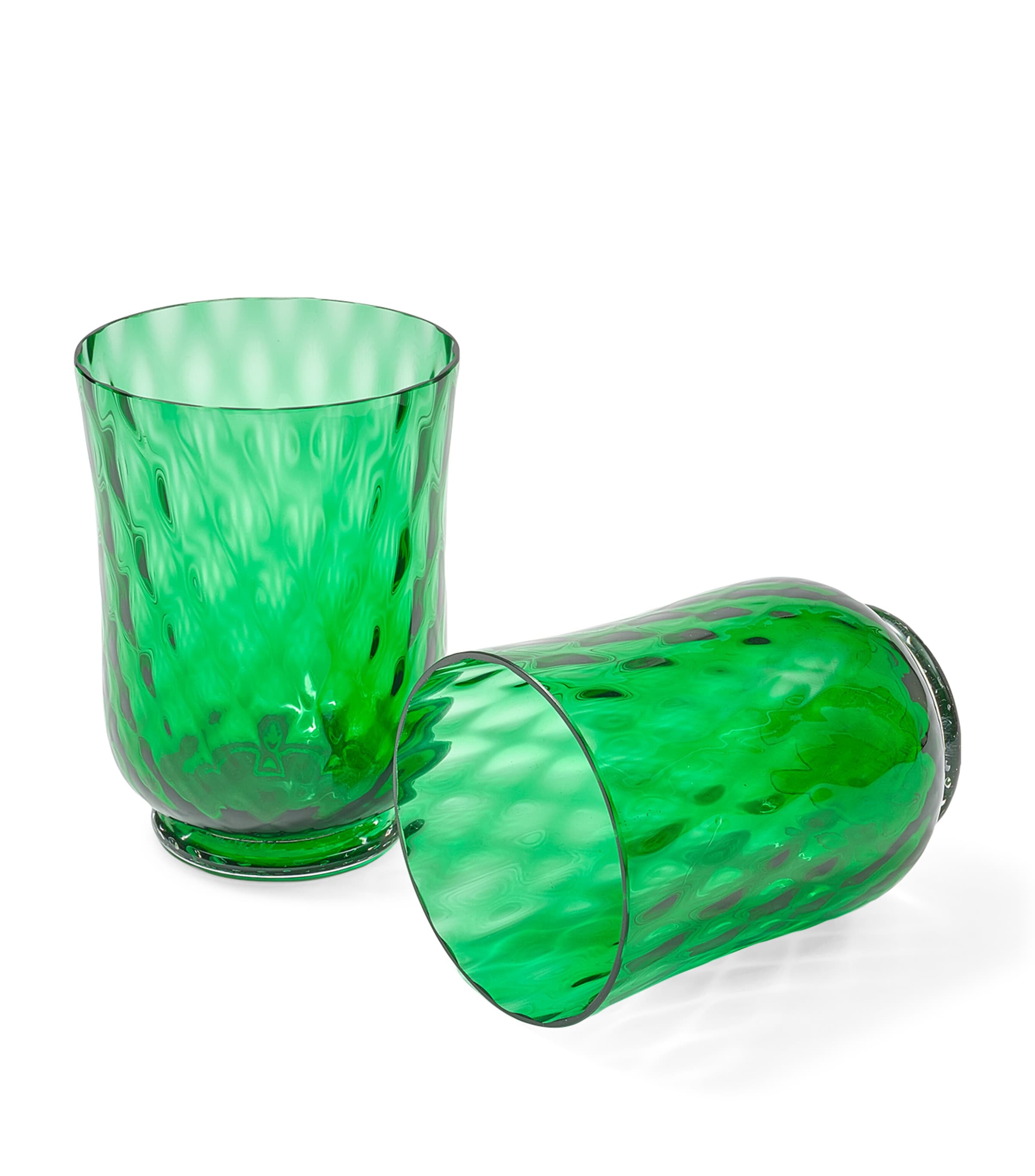 Murano Glass Balloton Tumbler GREEN Image 2