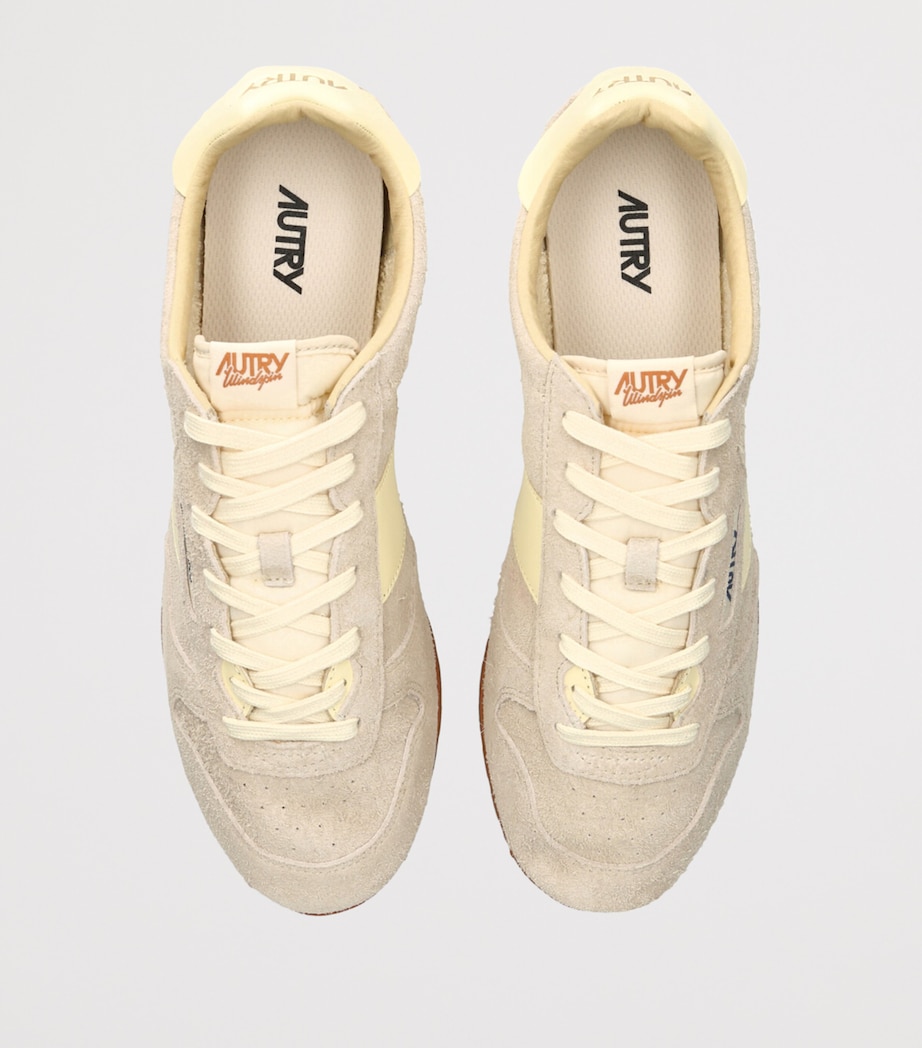 Leather Windspin Low-Top Sneakers BEIGE COMB Image 4