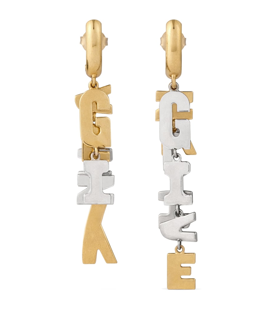 Givenchy Letters Drop Earrings Image 1