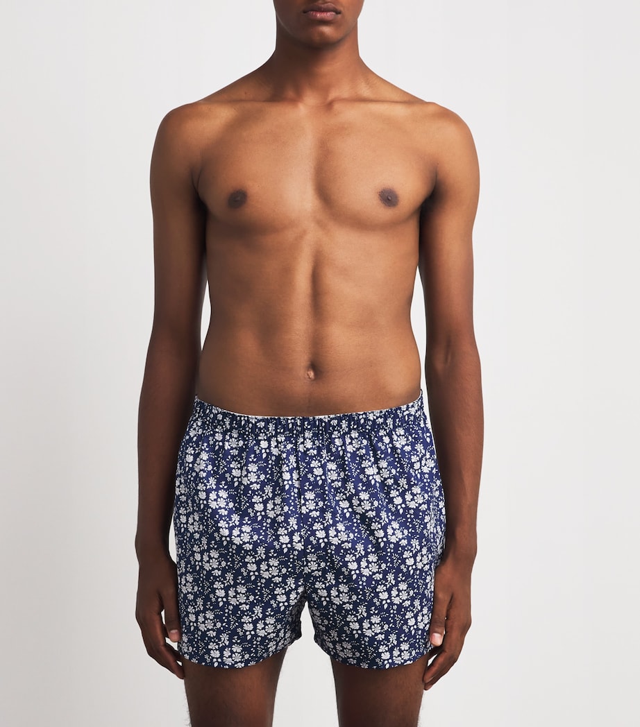 Cotton Meadow Boxer Trunks BUWA-NAVY MEADOW Image 2